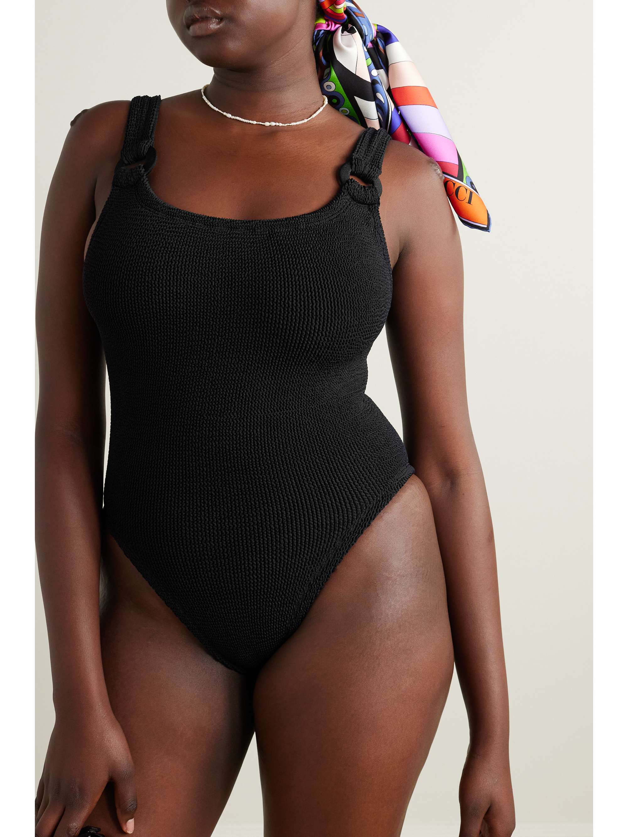 Domino seersucker swimsuit view