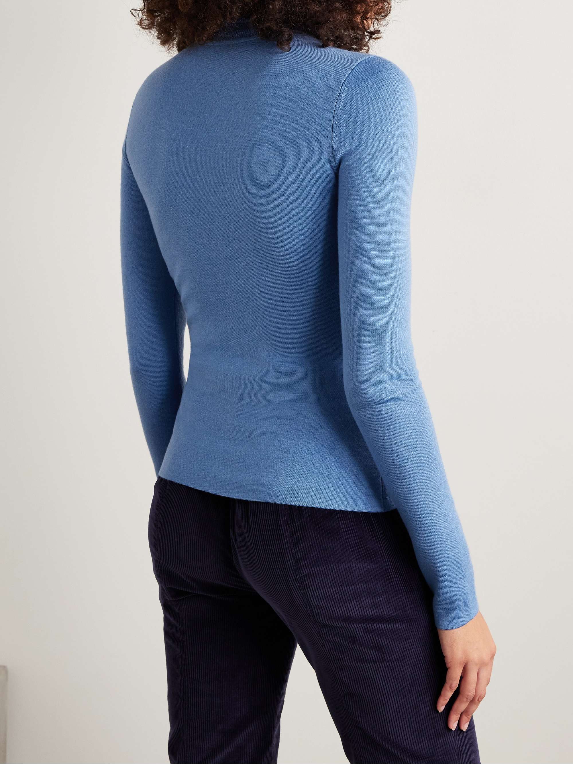 May wool and cashmere-blend turtleneck sweater view