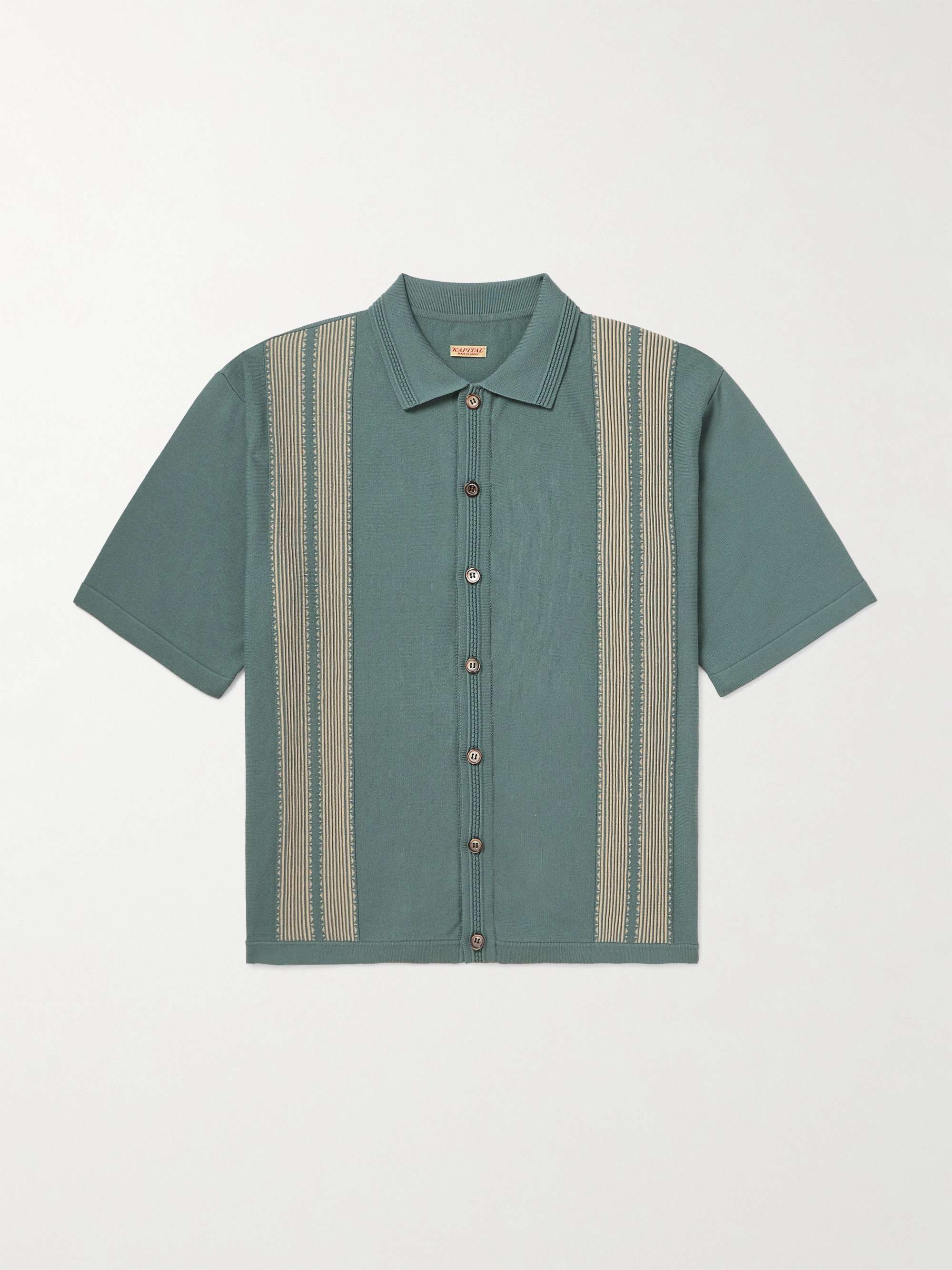 Tennessee Embroidered Cotton-Blend Jersey Polo Shirt view