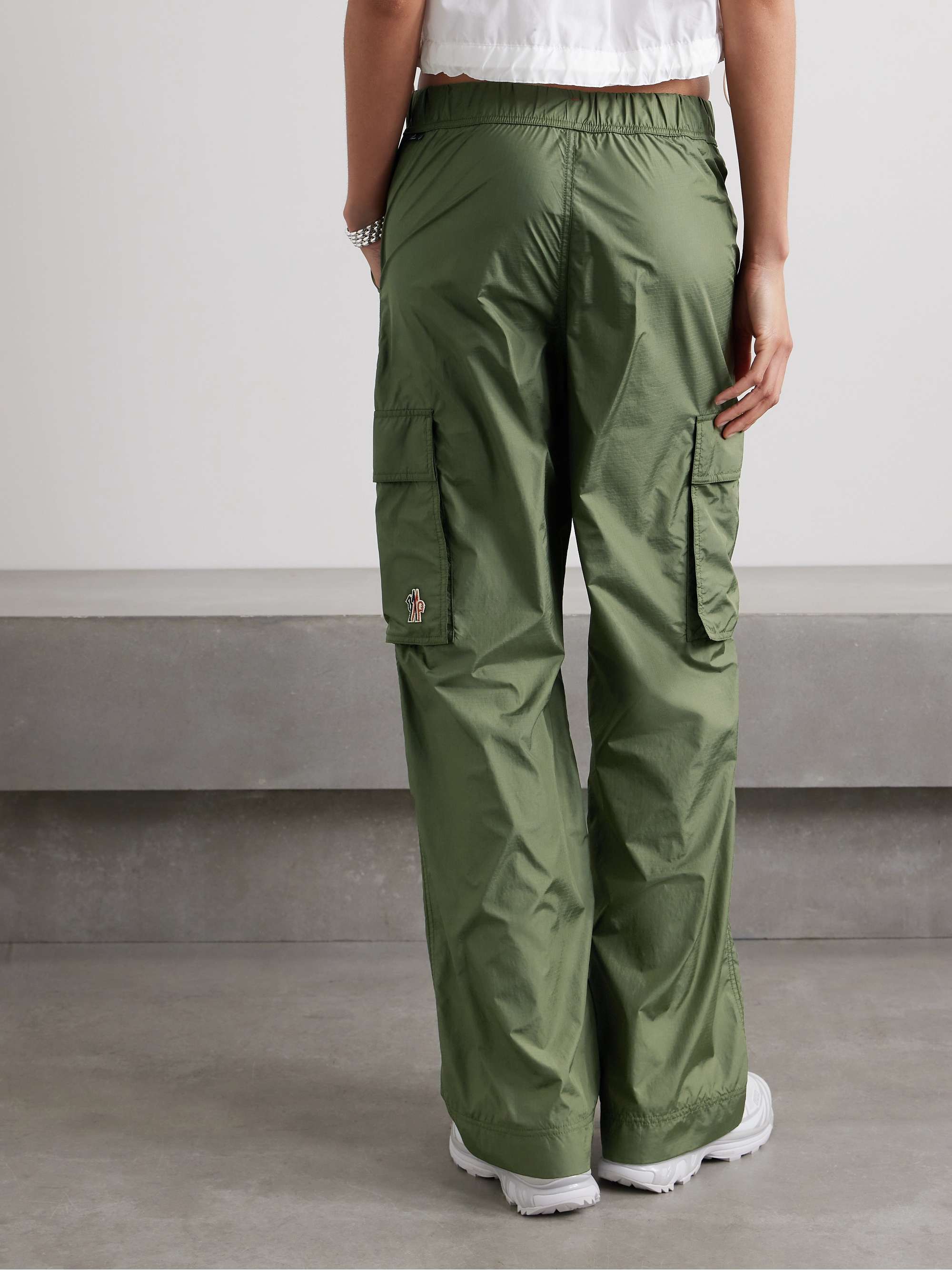 Belted ripstop cargo pants view