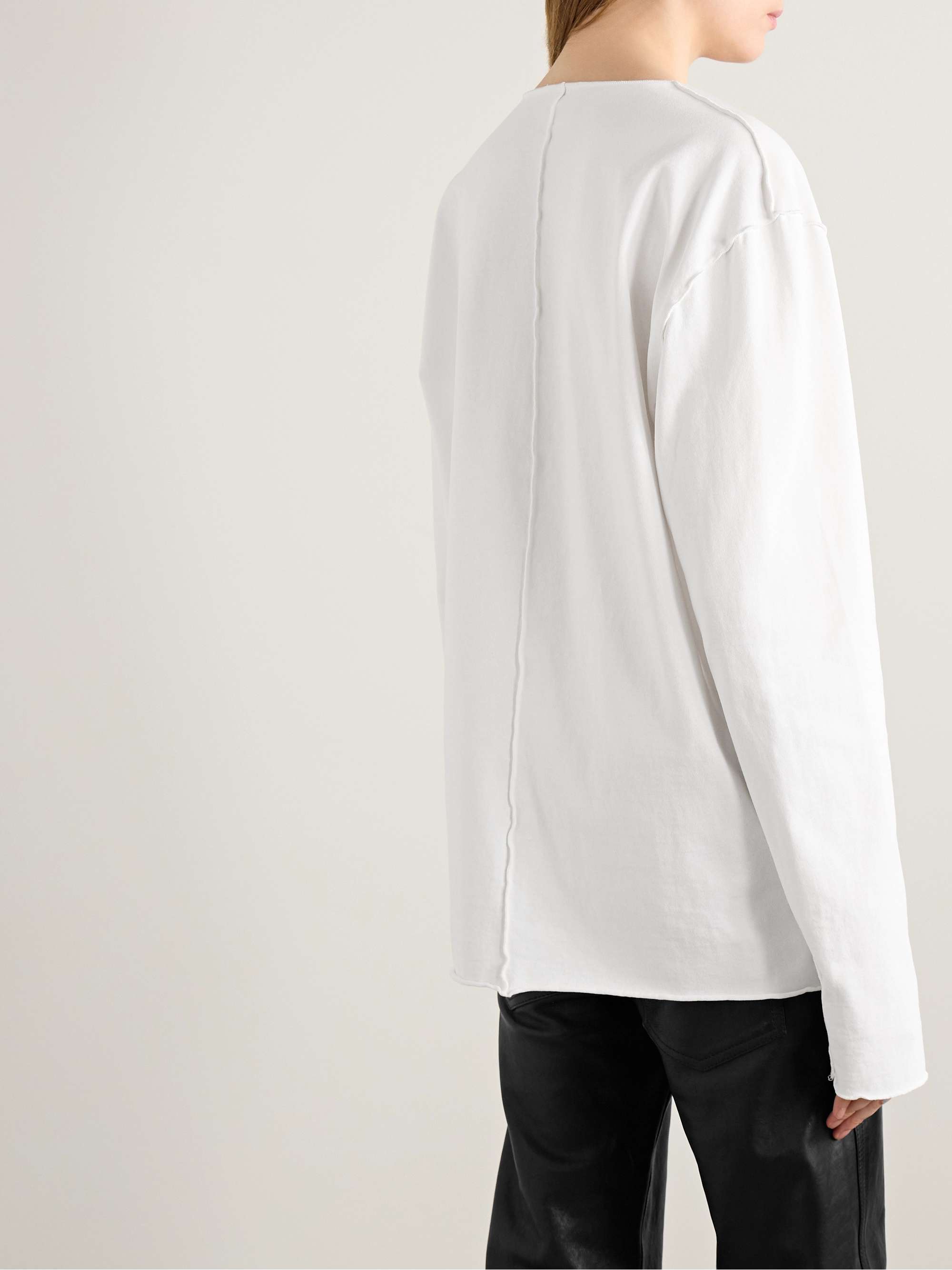 Kit paneled cotton-jersey T-shirt view