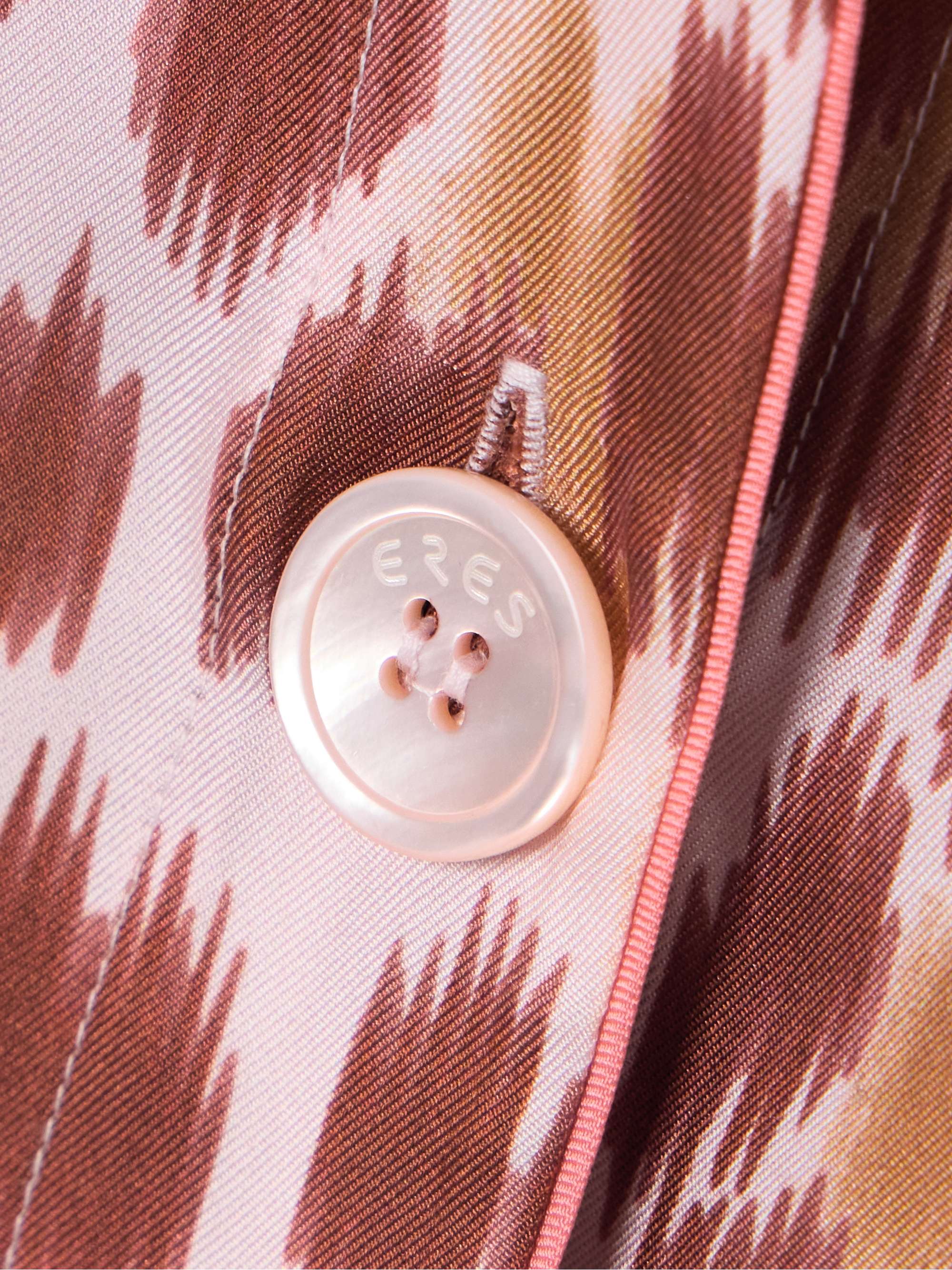 Fauve Tlemeda silk-twill printed pajama shirt view