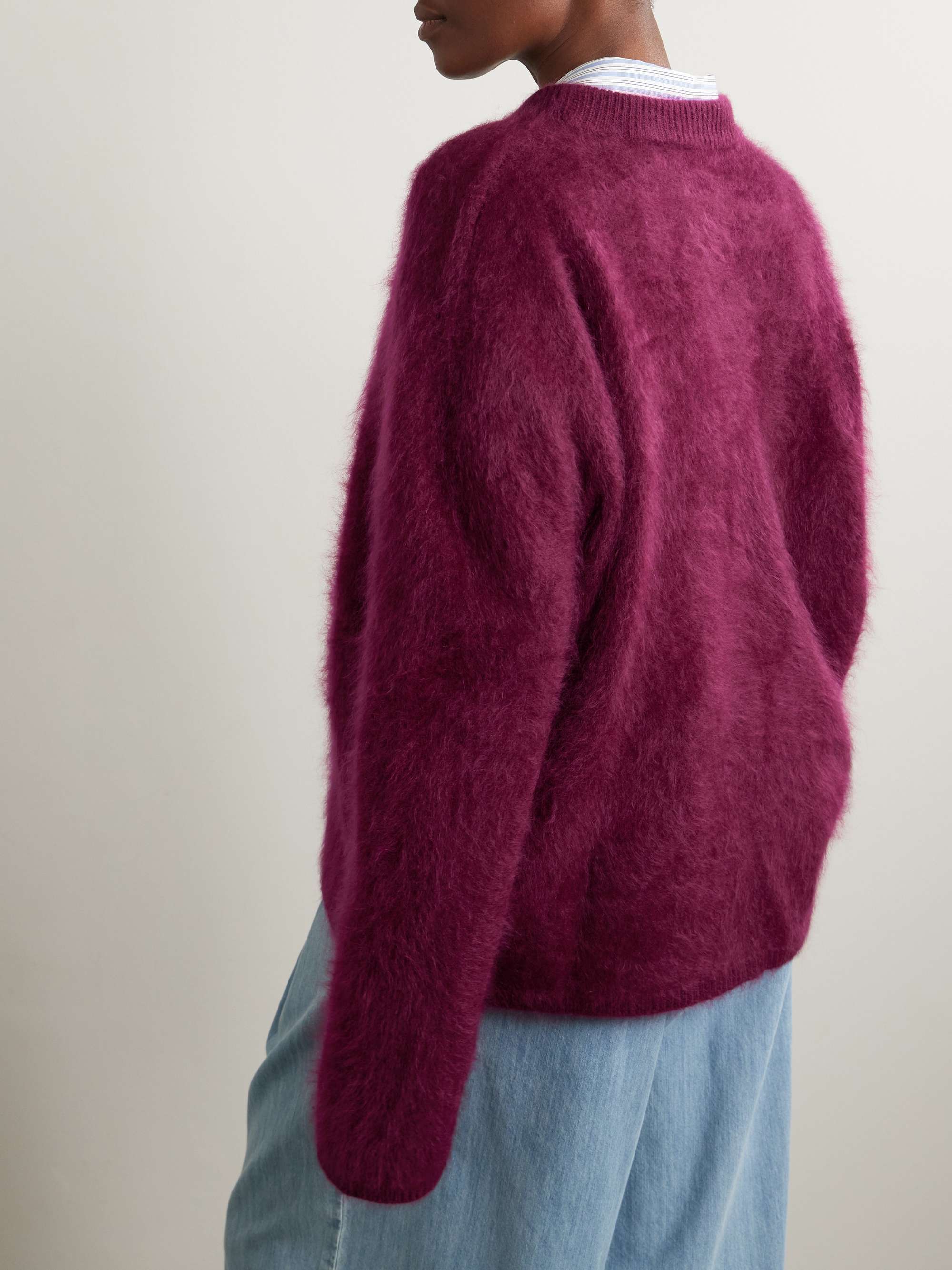 Natalia brushed-cashmere sweater view