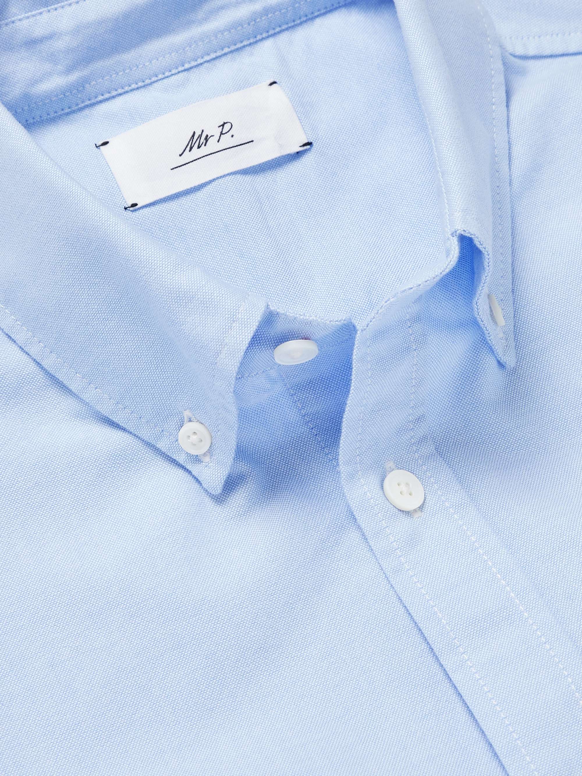 Button-Down Collar Organic Cotton Oxford Shirt view