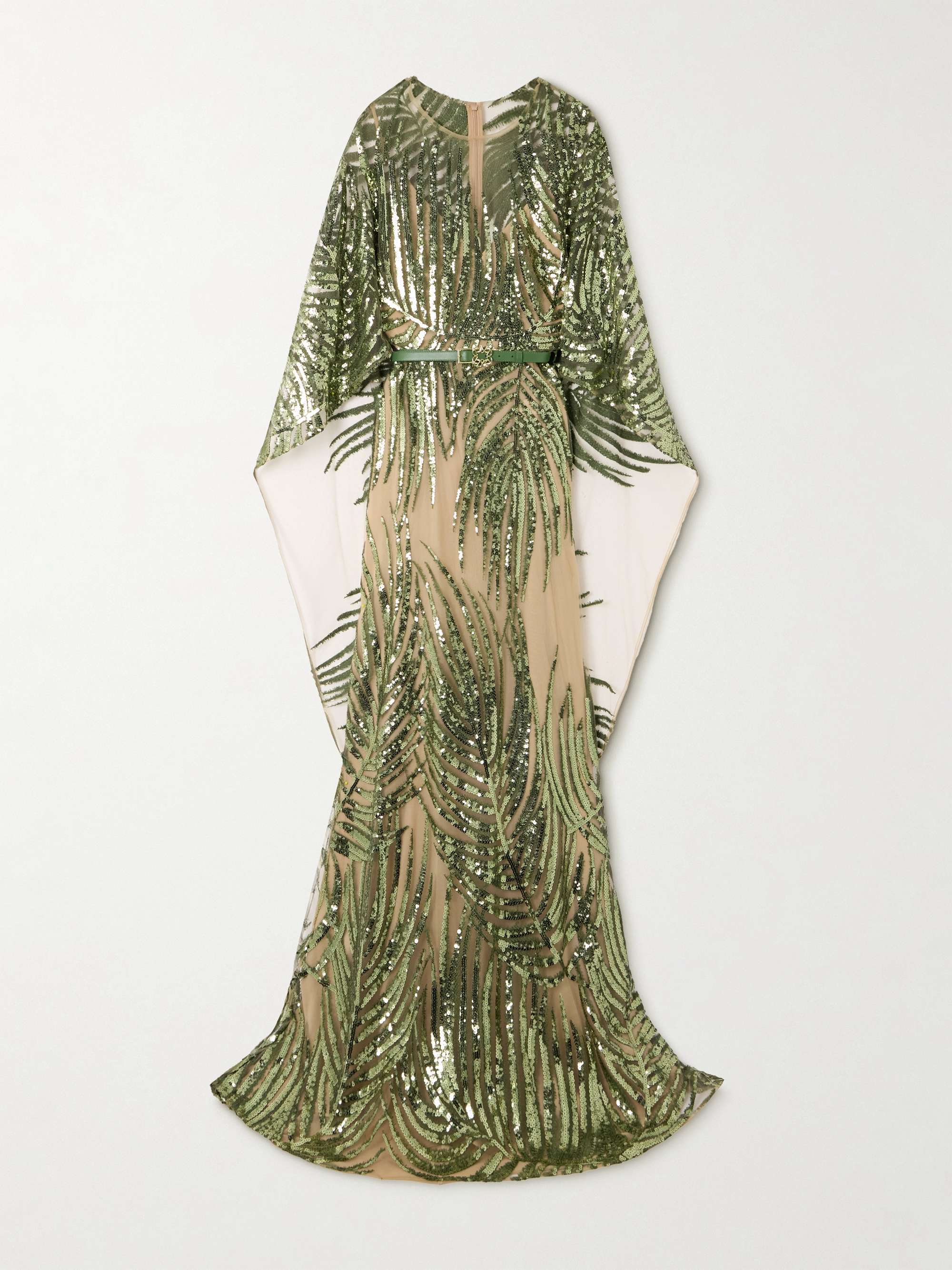 Sequined tulle gown view