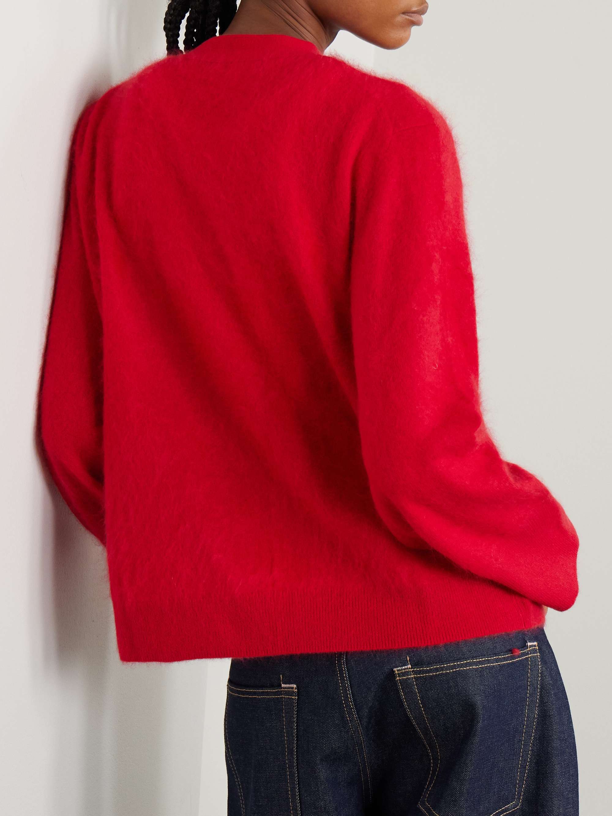 Organic cashmere cardigan view