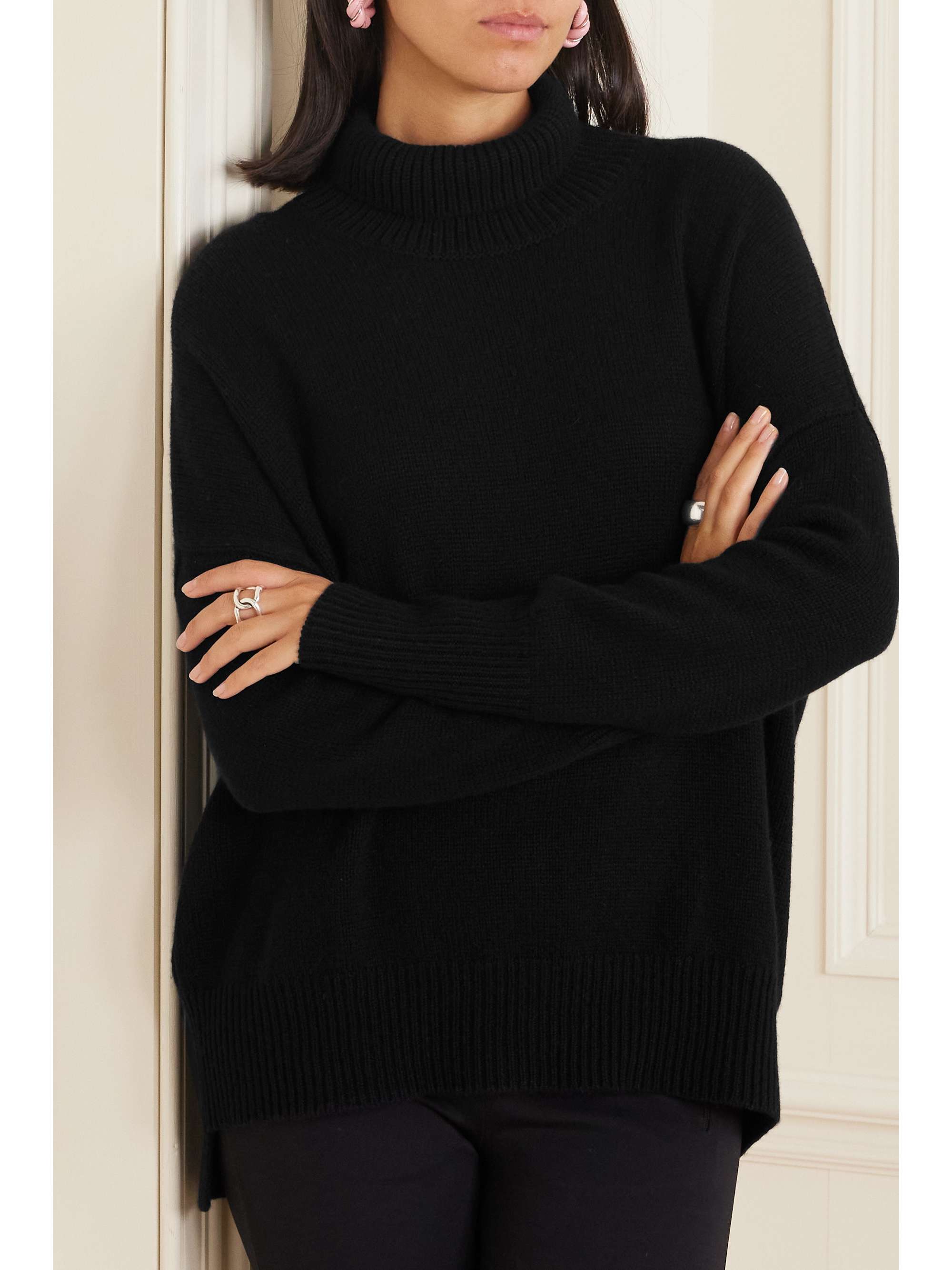 Heidi cashmere turtleneck sweater view