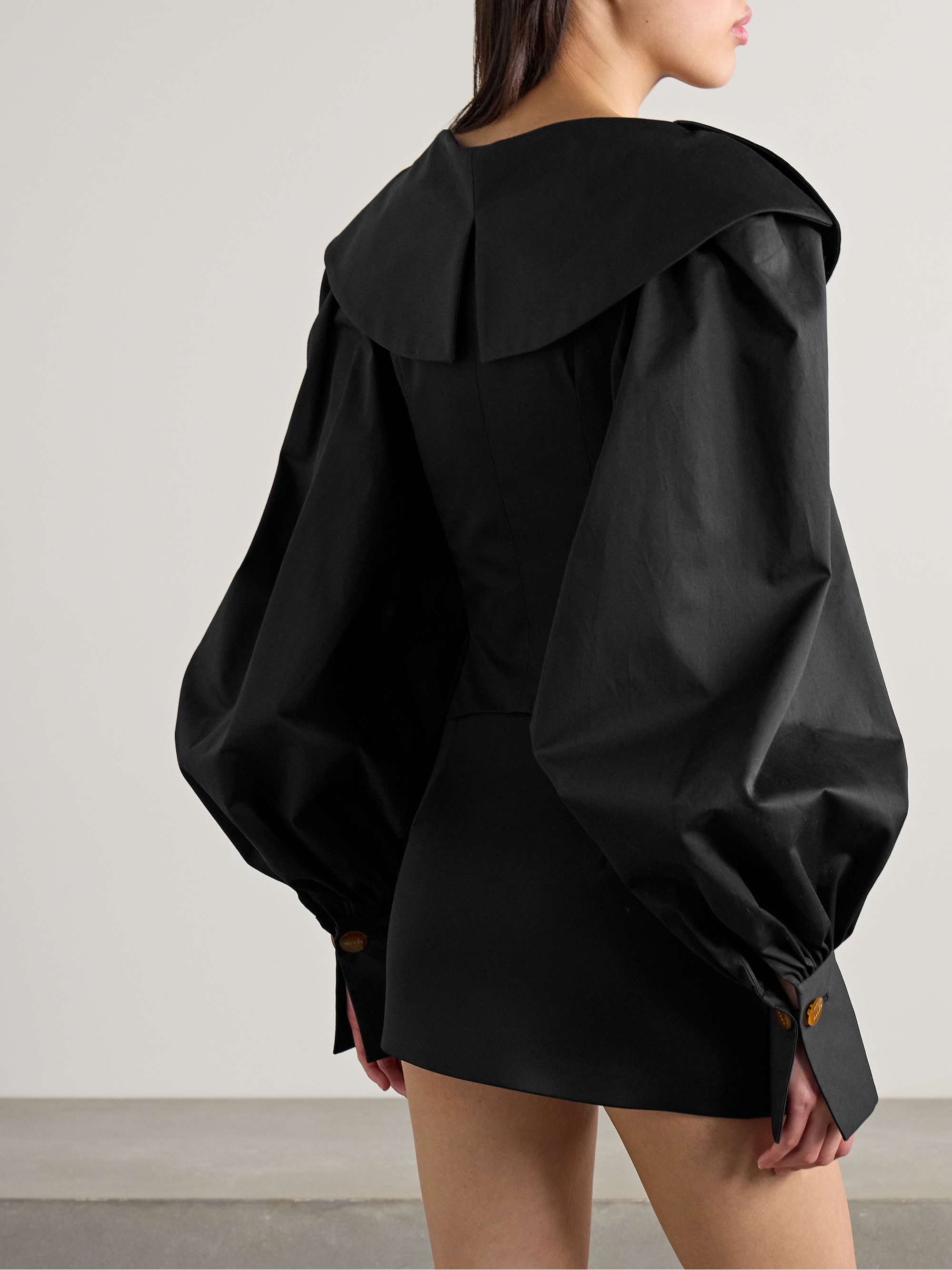 Muxe cropped cotton top view