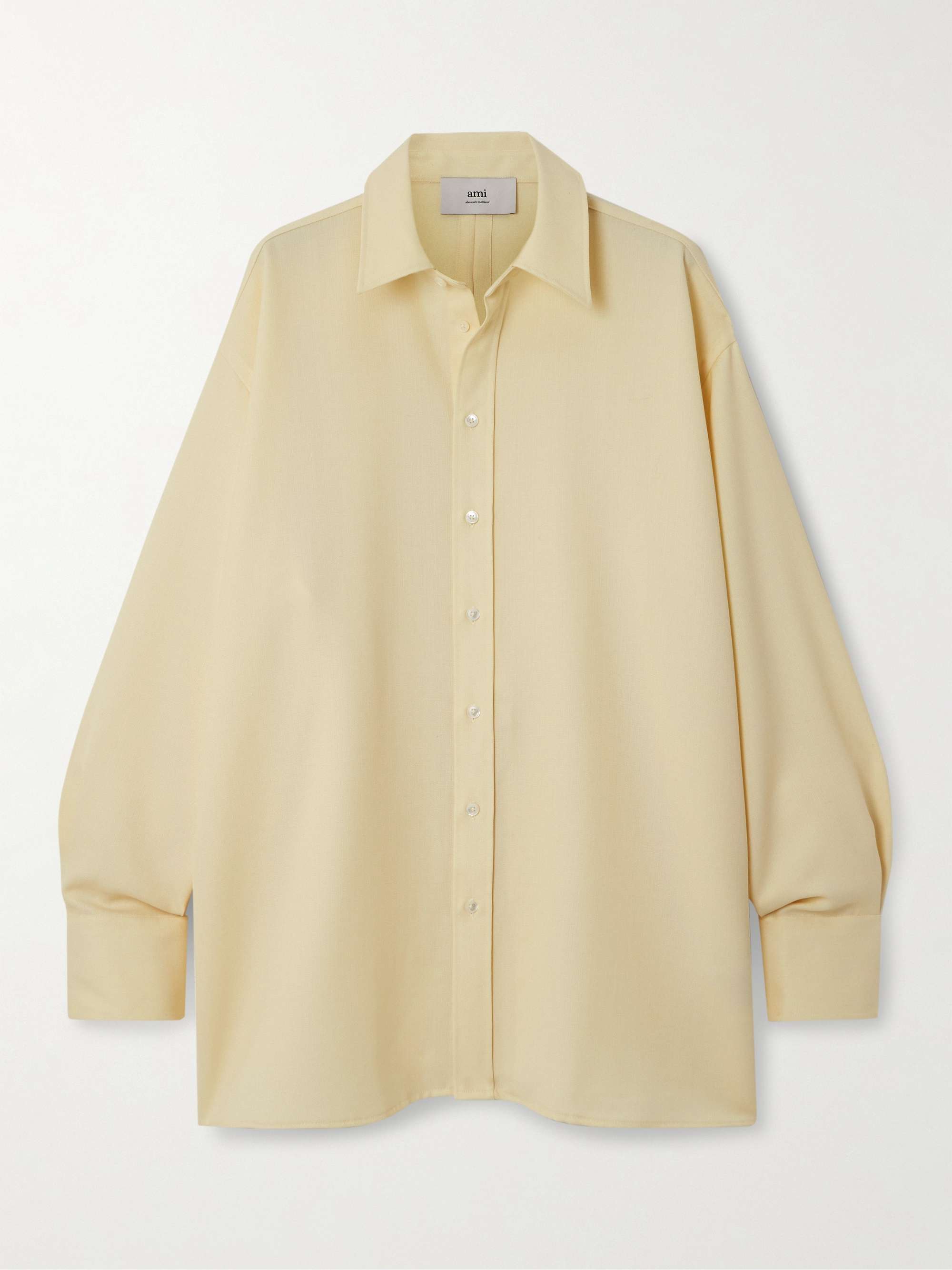 Oversized wool shirt view