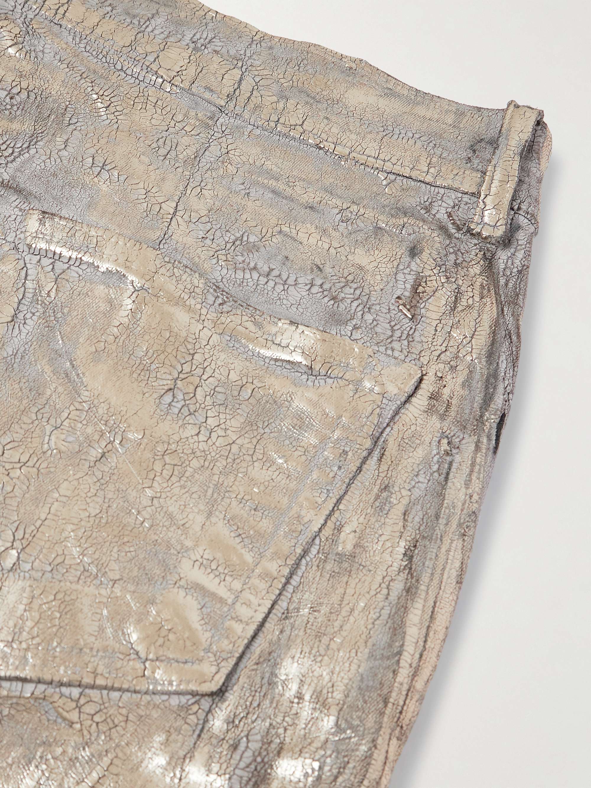 Bolan Slim-Fit Flared Metallic Megacrust Jeans view