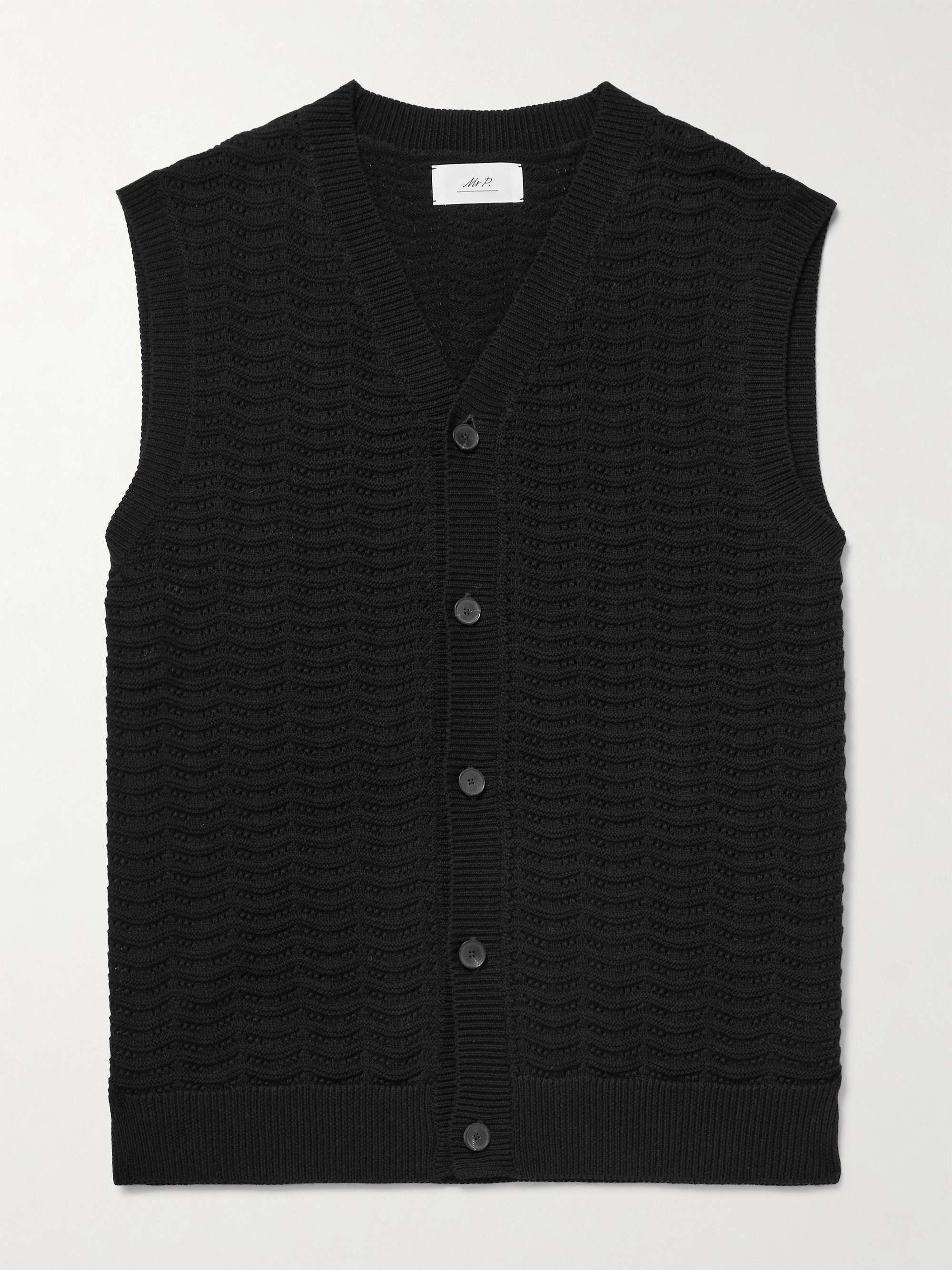 Crocheted Organic Cotton Vest view