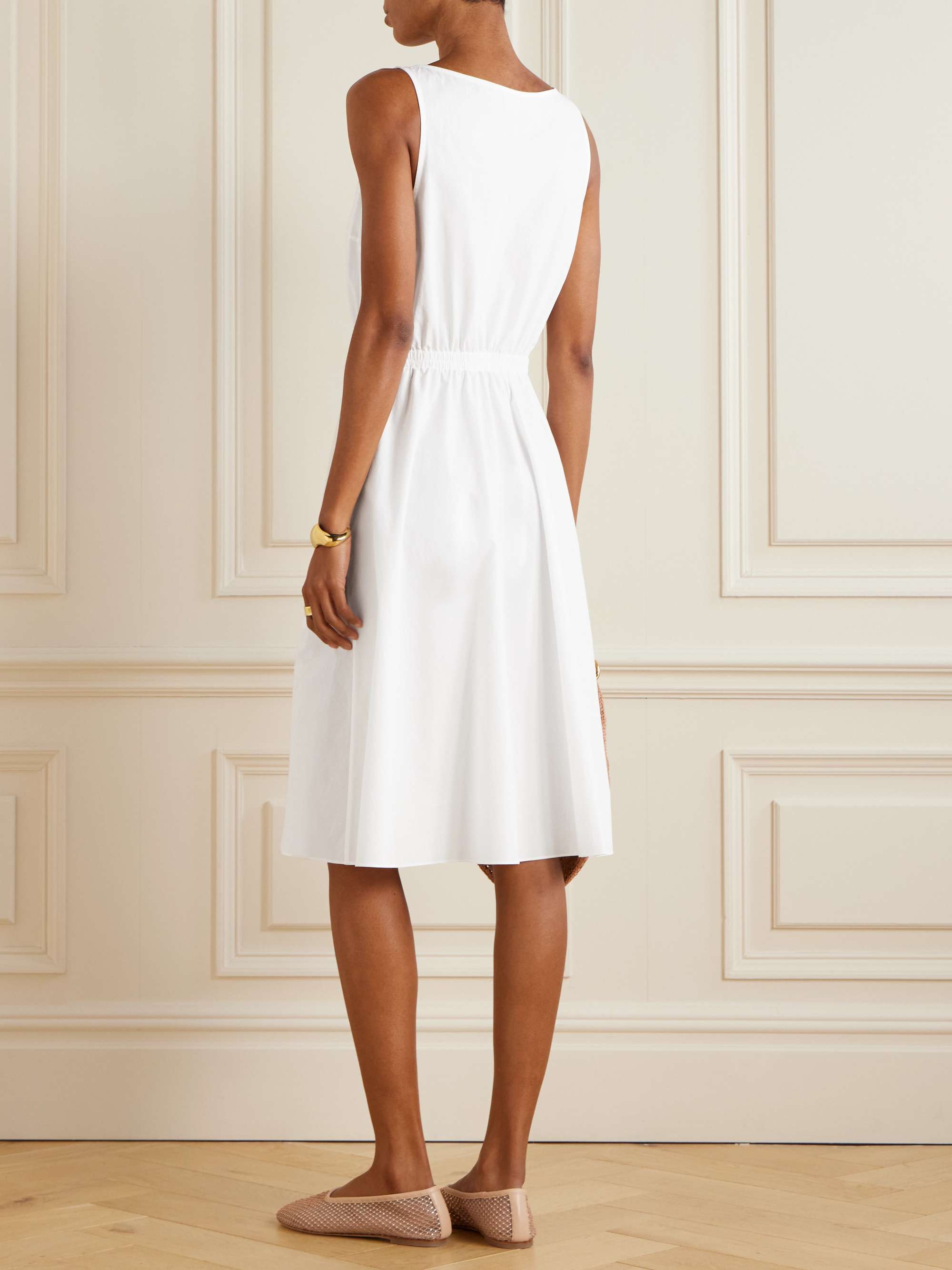 Organic cotton-poplin dress view
