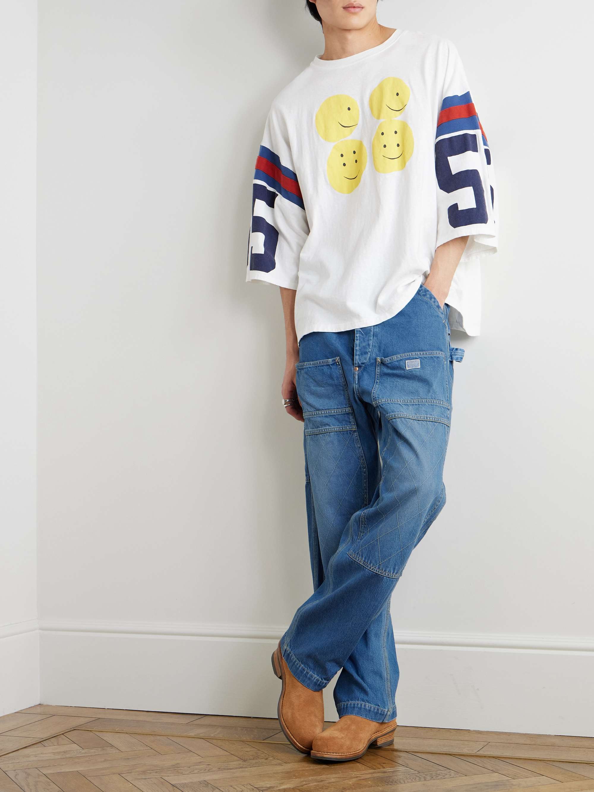 Lumber Straight-Leg Panelled Jeans view
