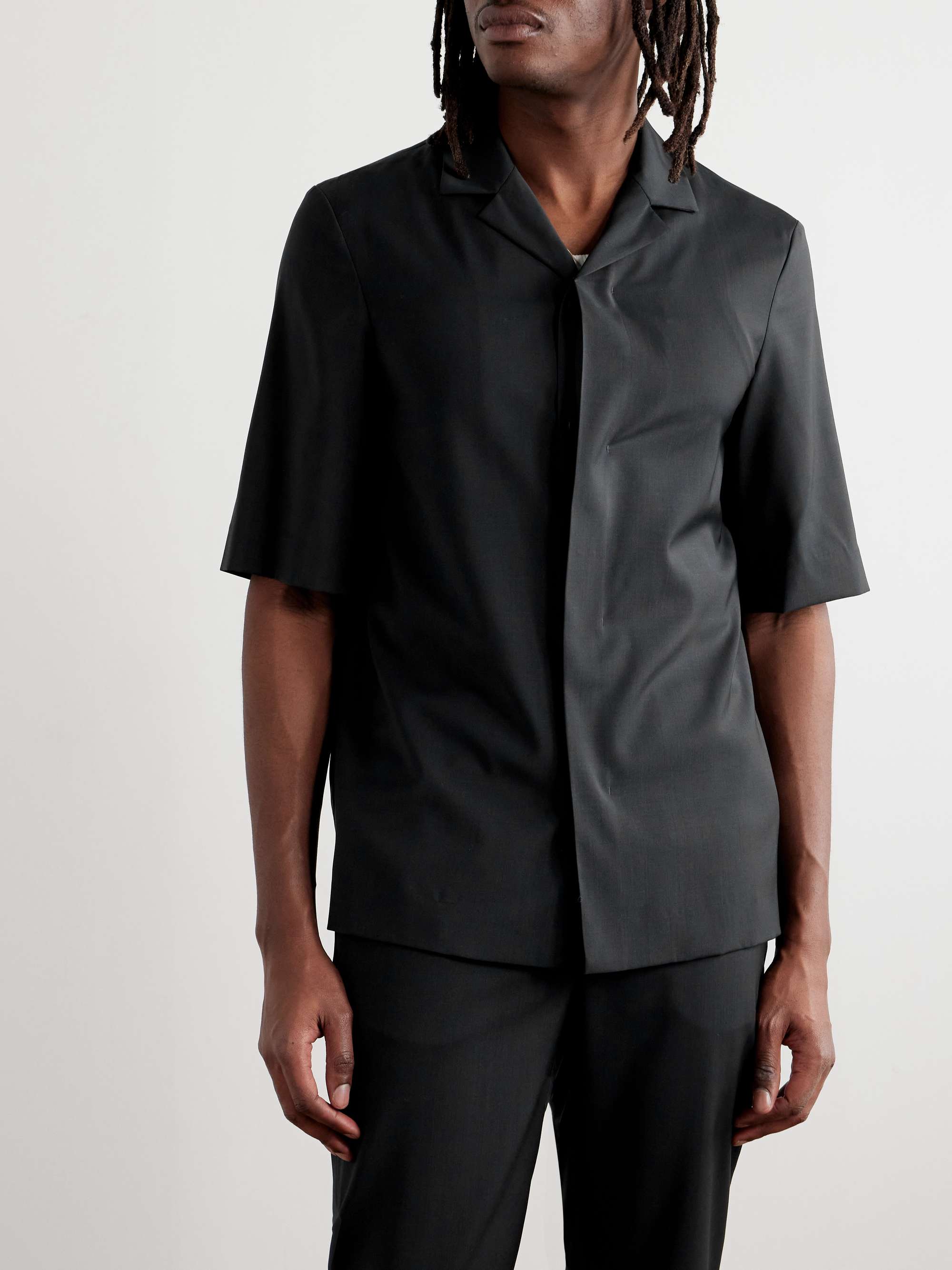 Atila Camp-Collar Wool Shirt view