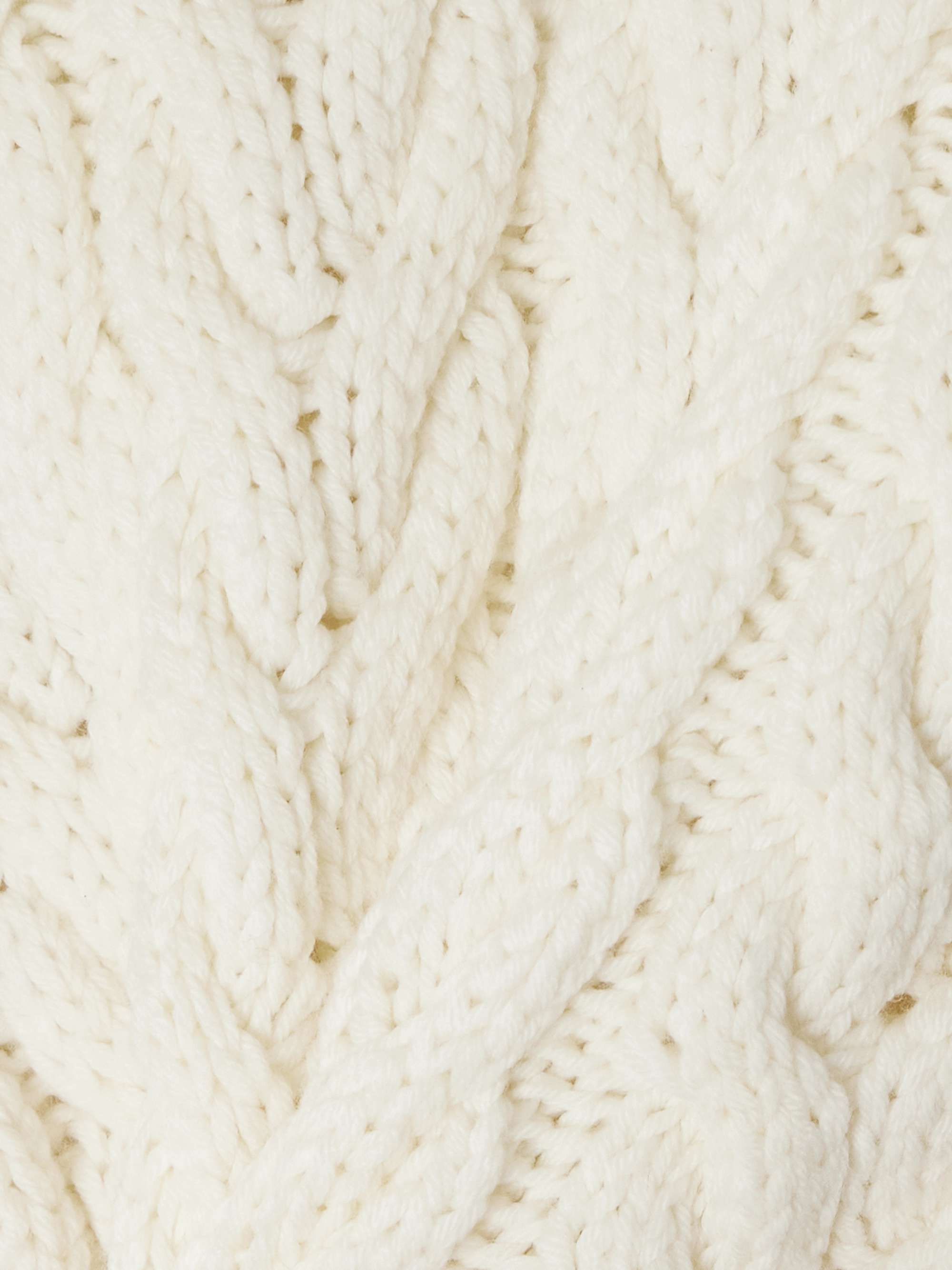 Sailor cable-knit merino wool sweater view