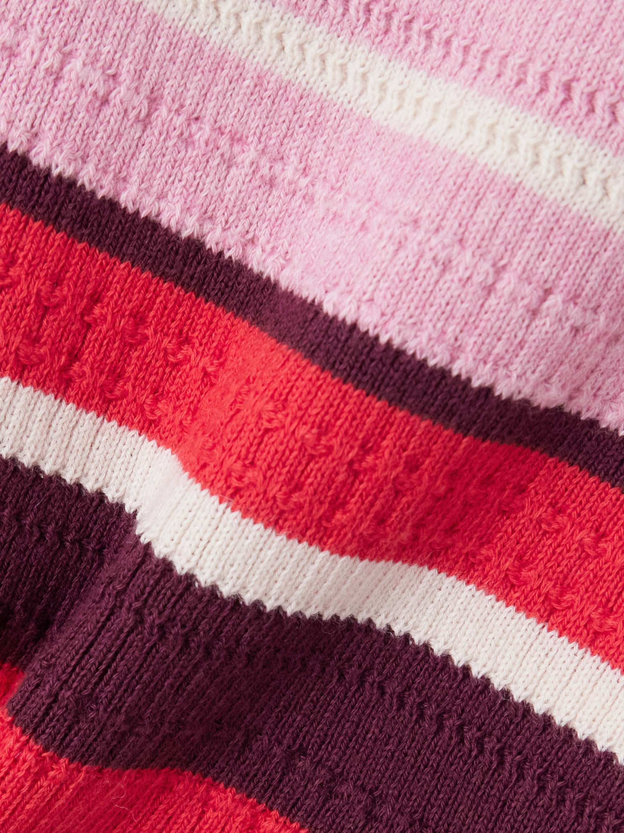 Veneziana striped ribbed cotton shorts view