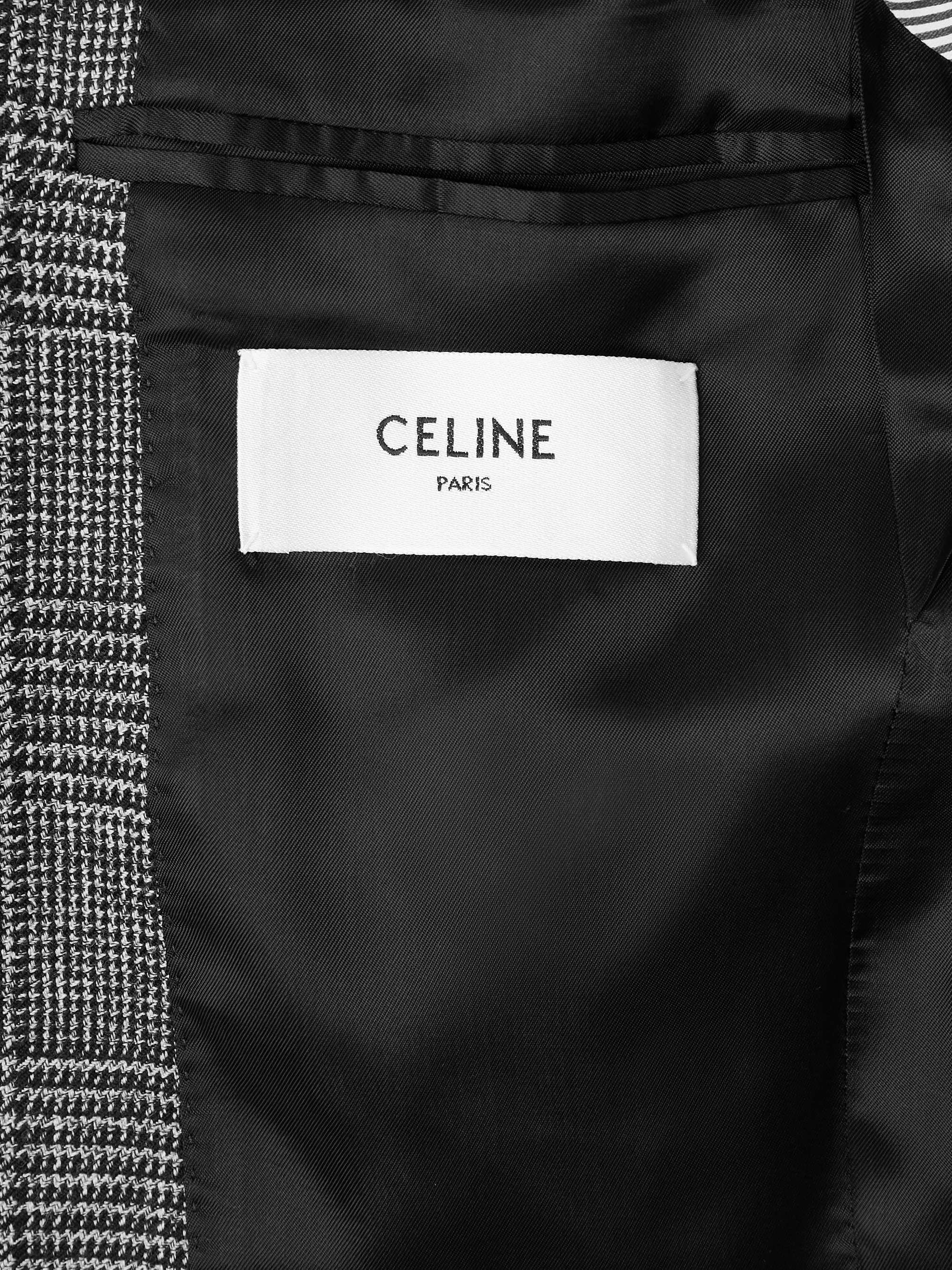 Prince of Wales Checked Wool Blazer view