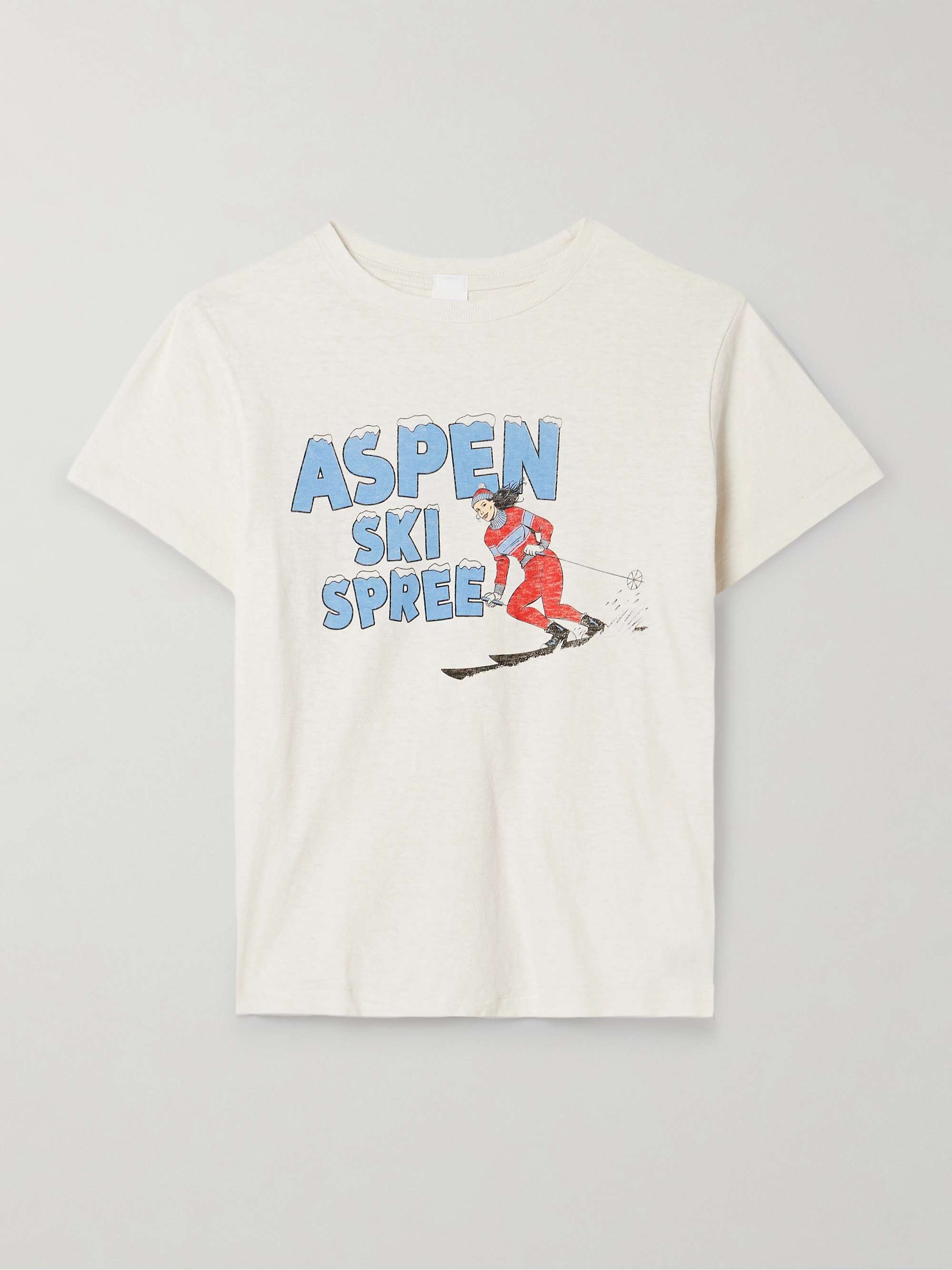 Ski Spree printed cotton-jersey T-shirt view