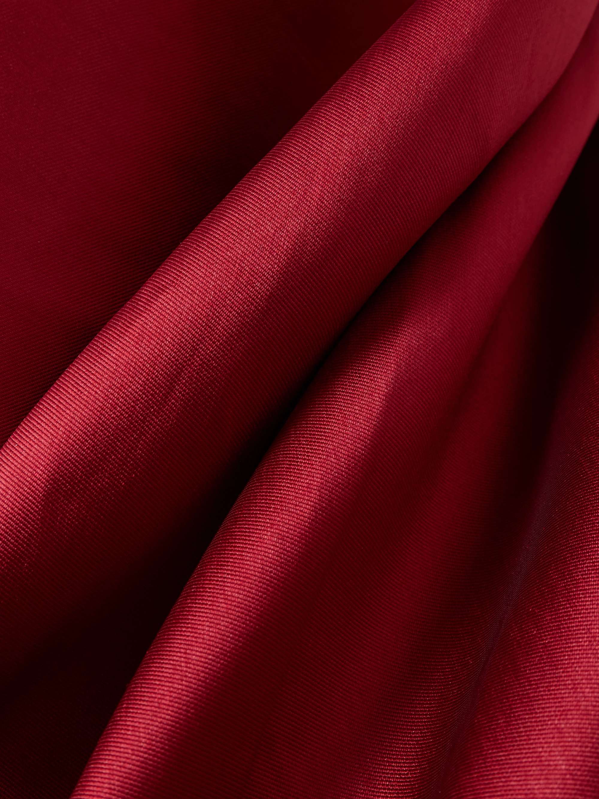 Lea strapless satin-twill gown view