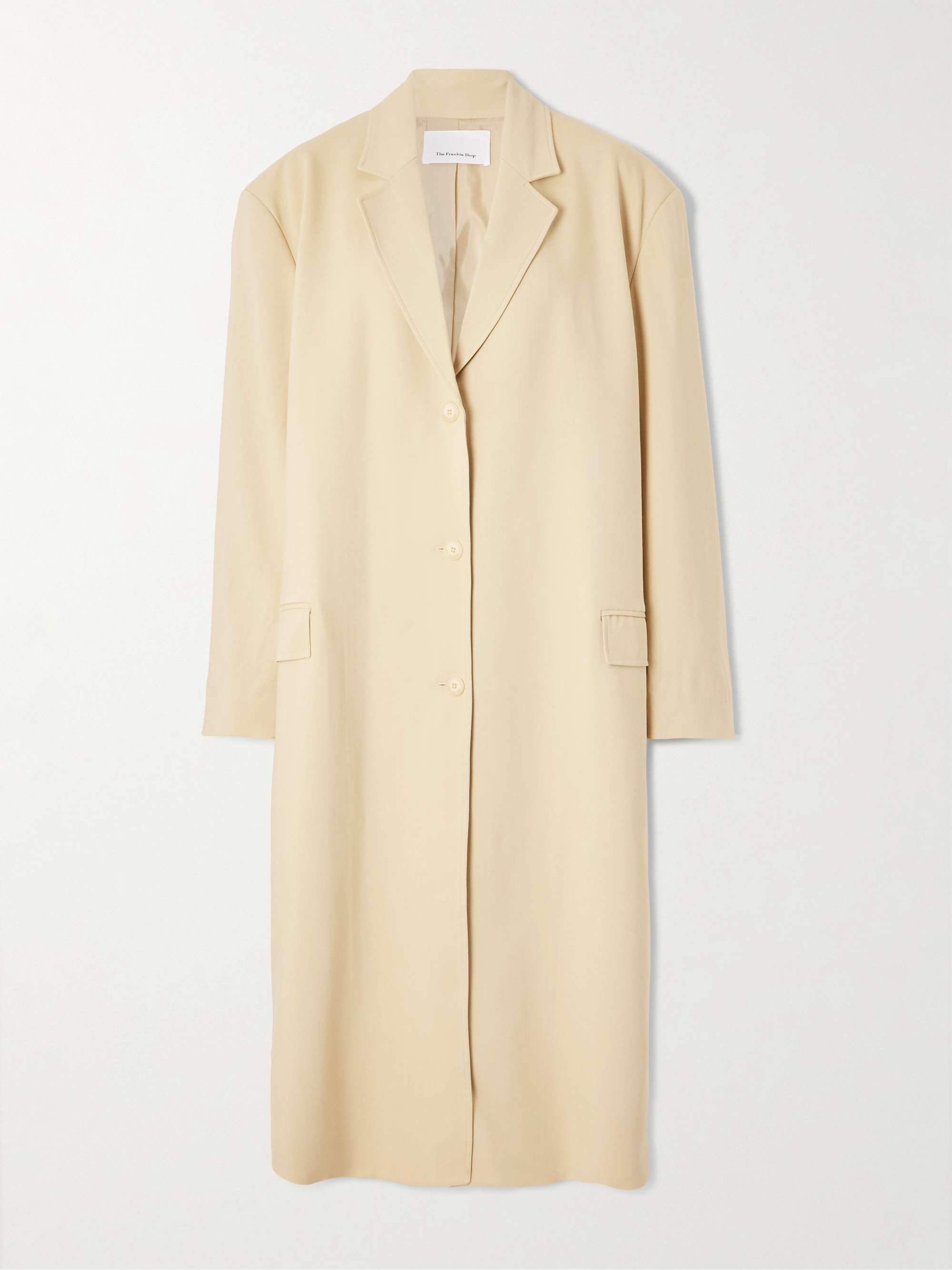 Tribeca oversized woven coat view