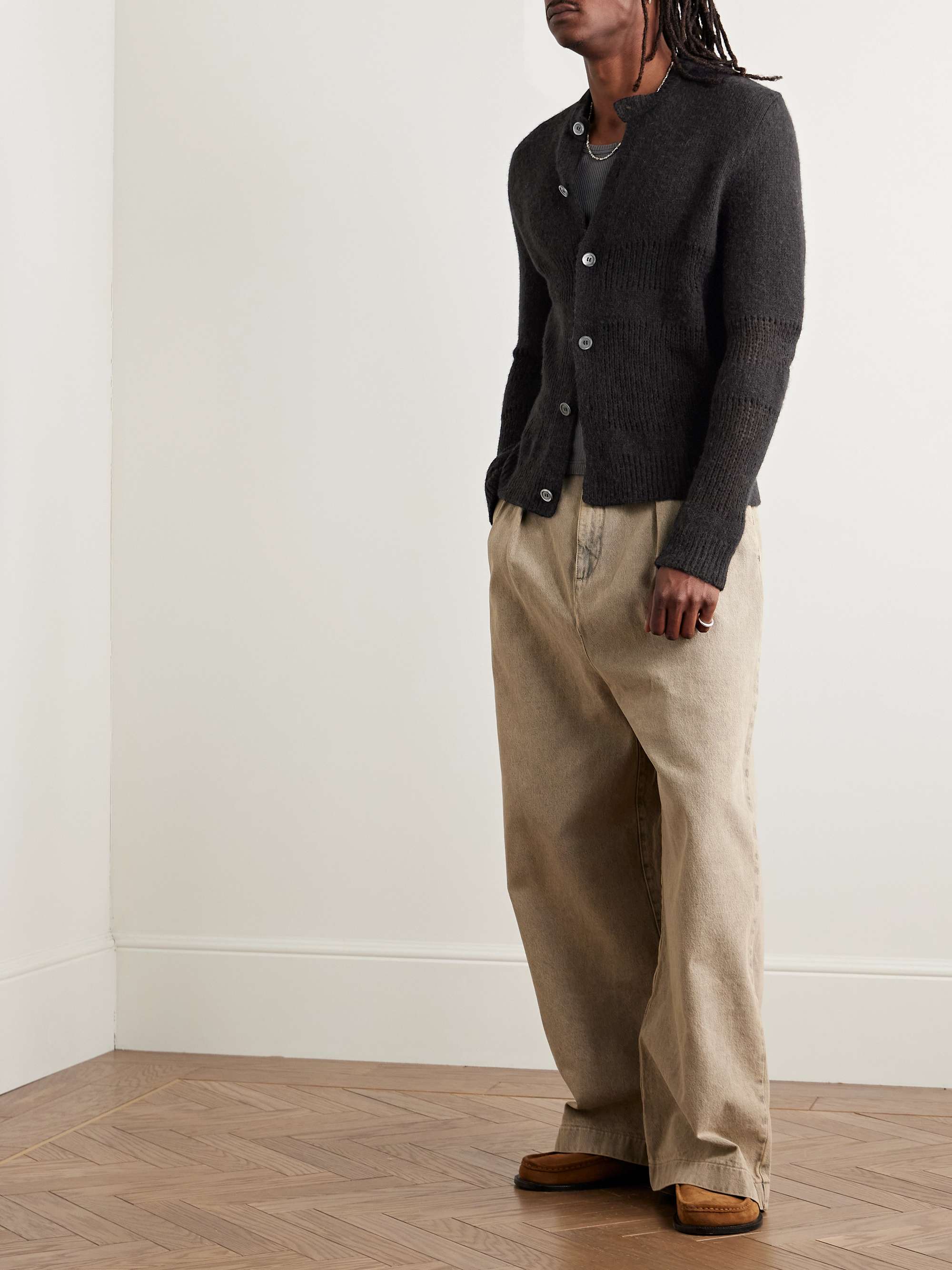 Opa cotton, alpaca and merino wool-blend cardigan view