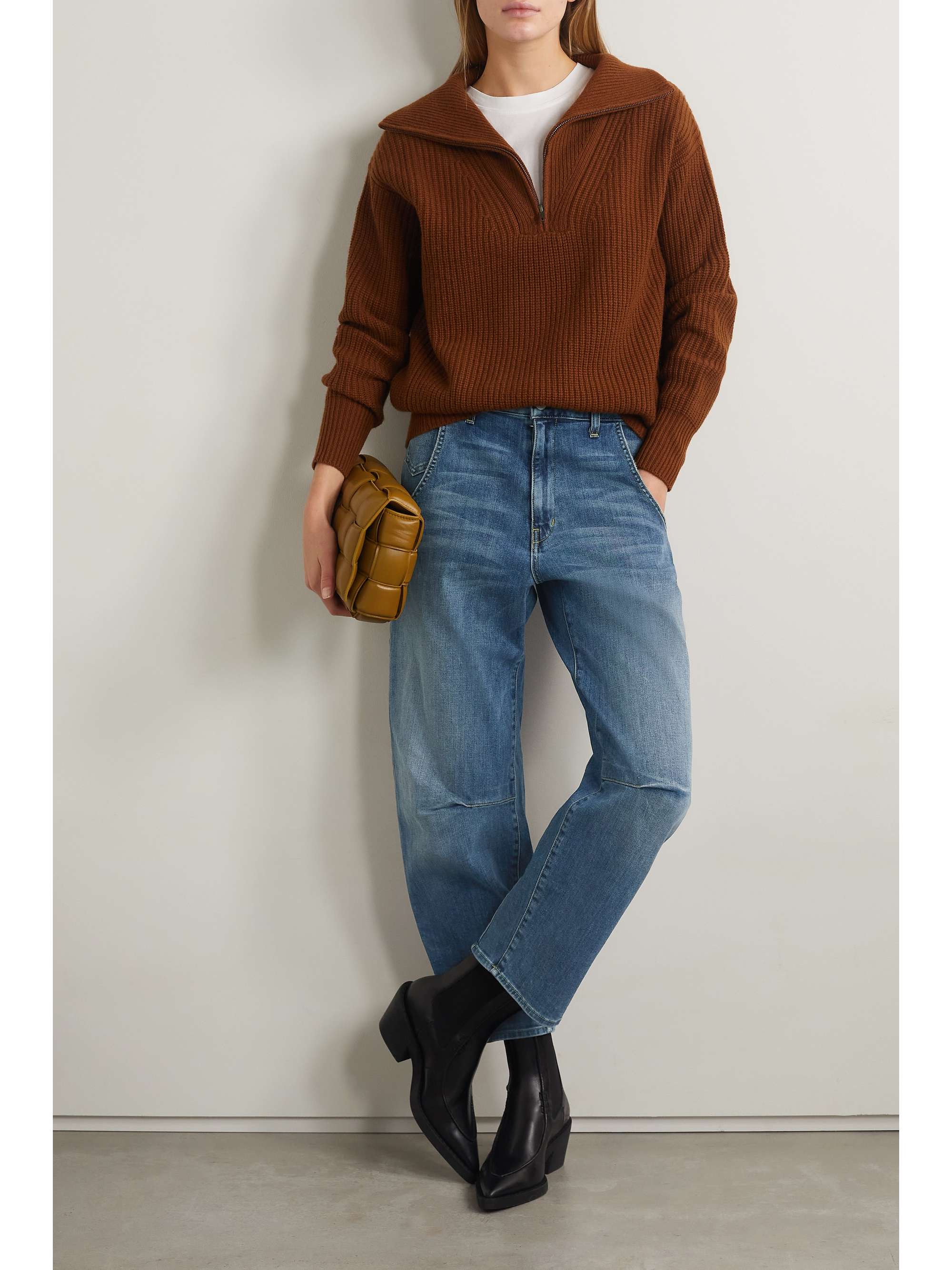 Emerson high-rise tapered jeans view