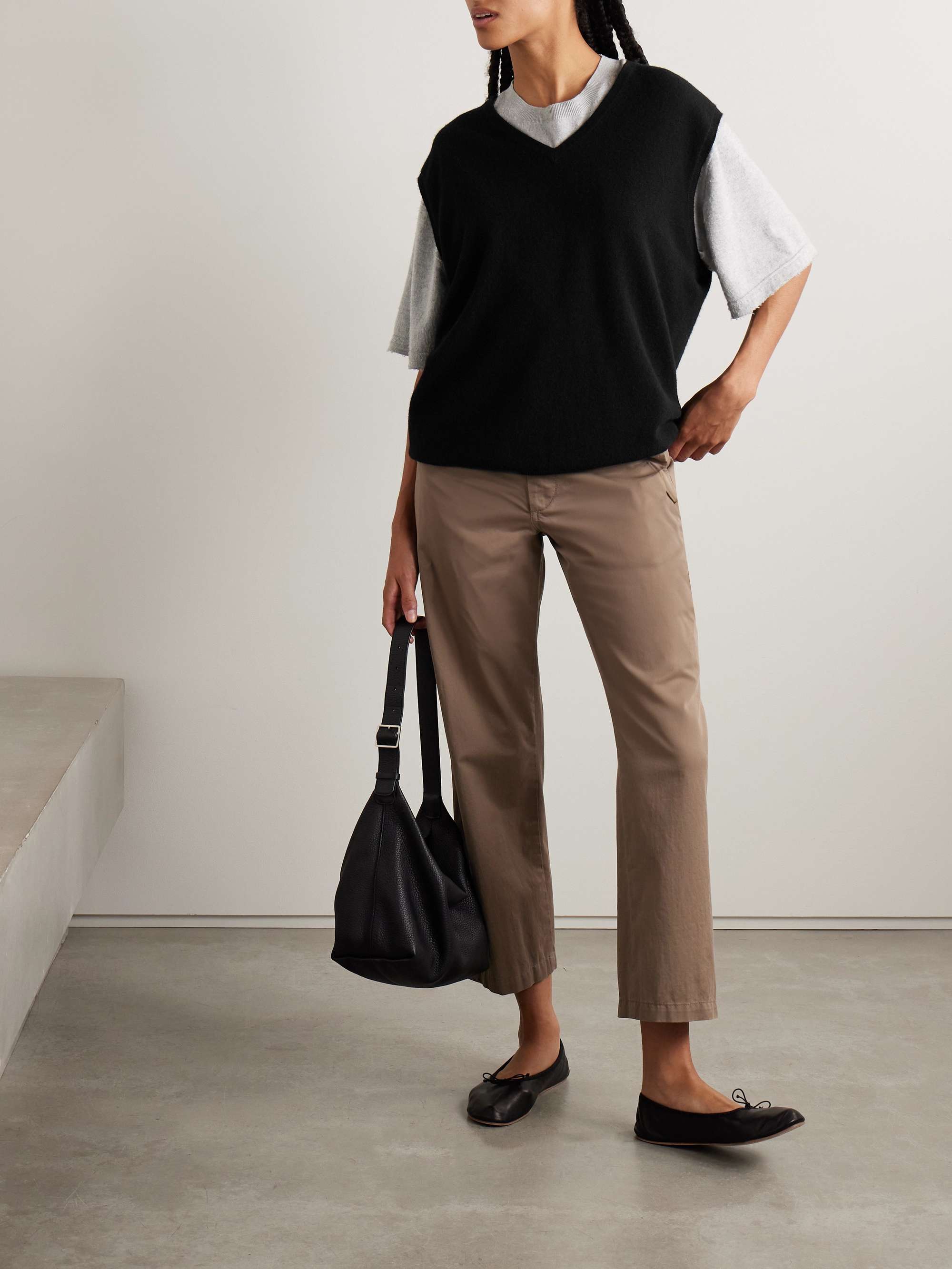 Kossy cashmere vest view
