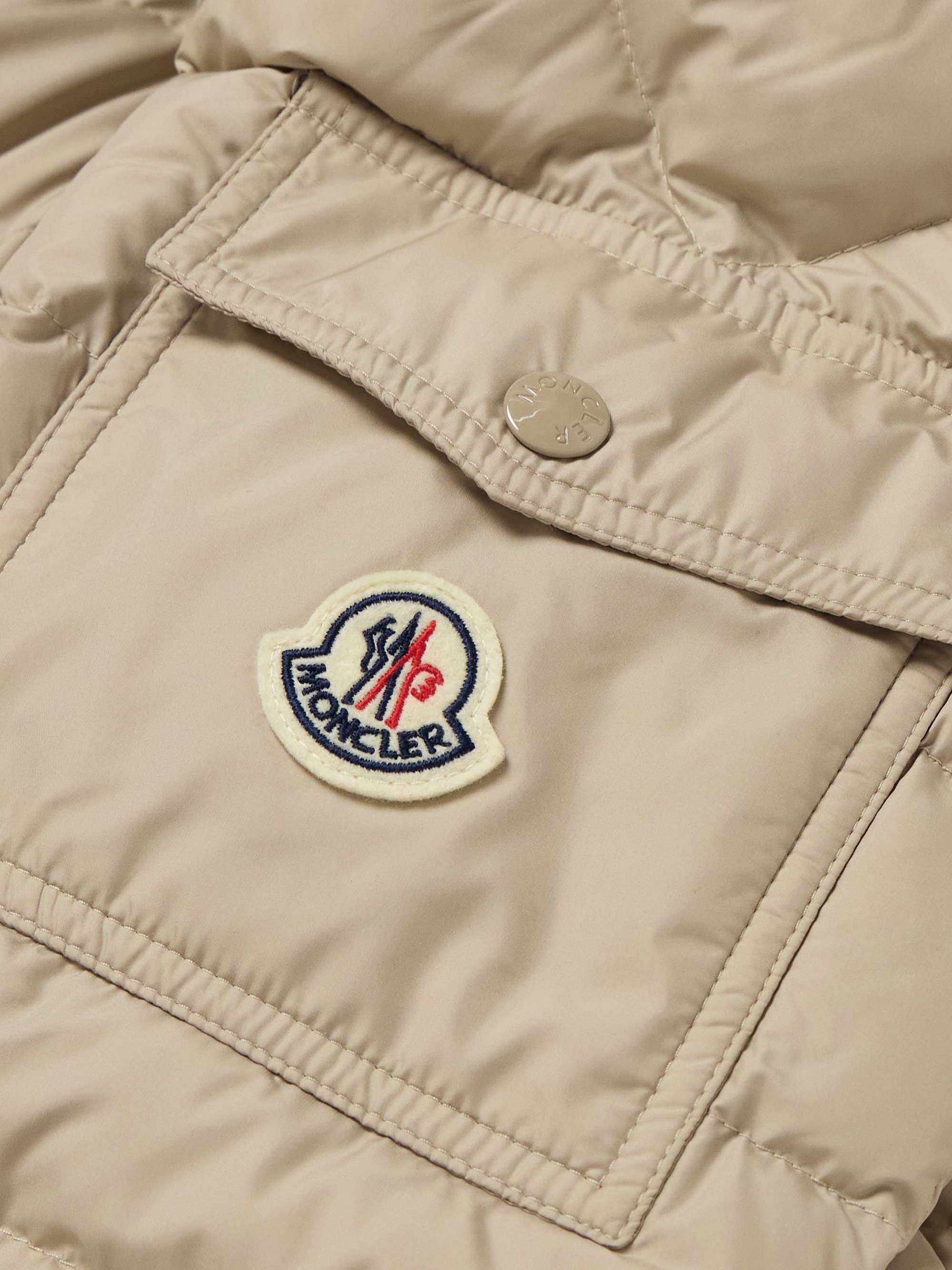 Galion Quilted Shell Hooded Down Jacket view