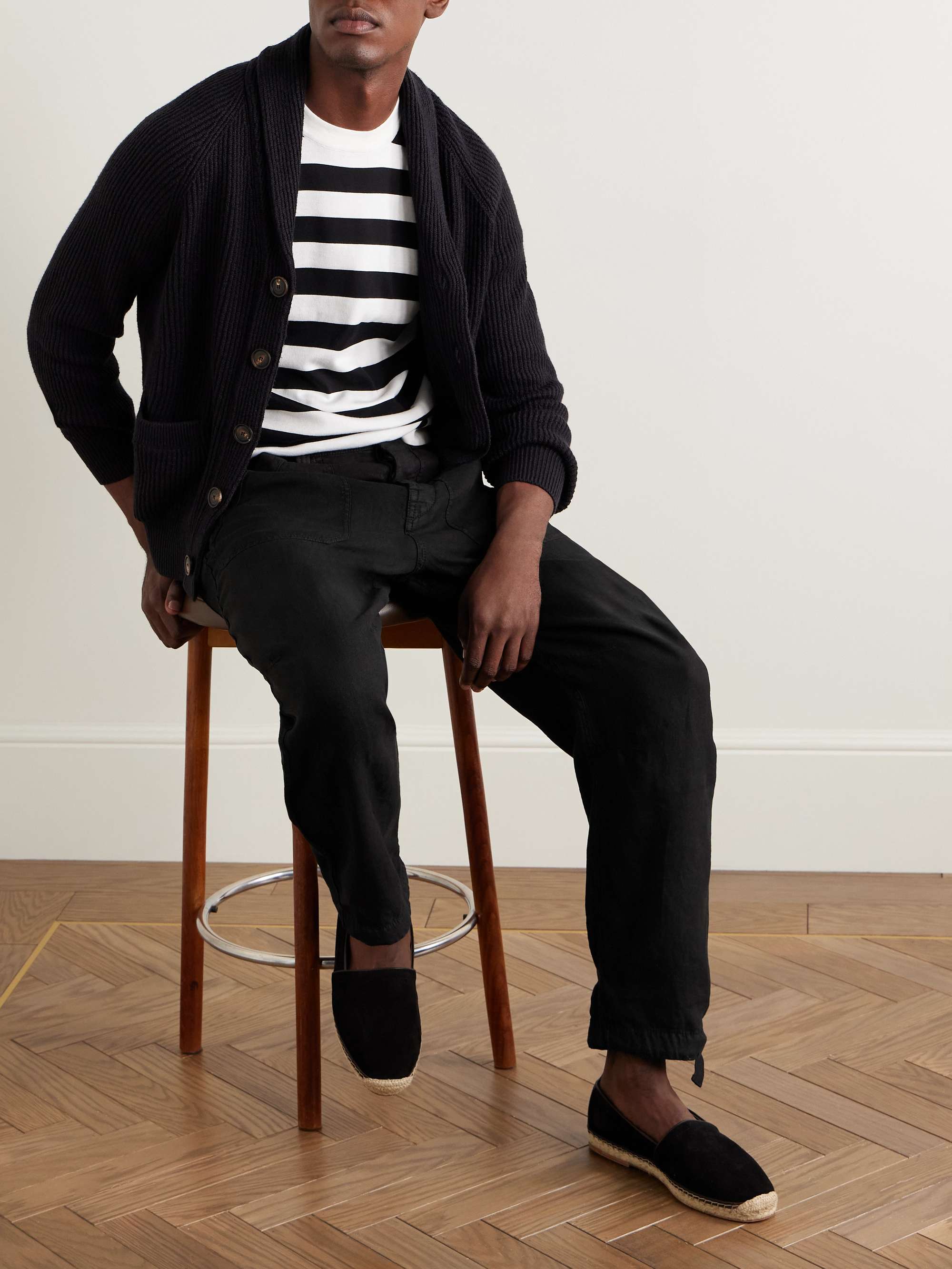 Tinto Wide-Leg Linen-Twill Trousers view