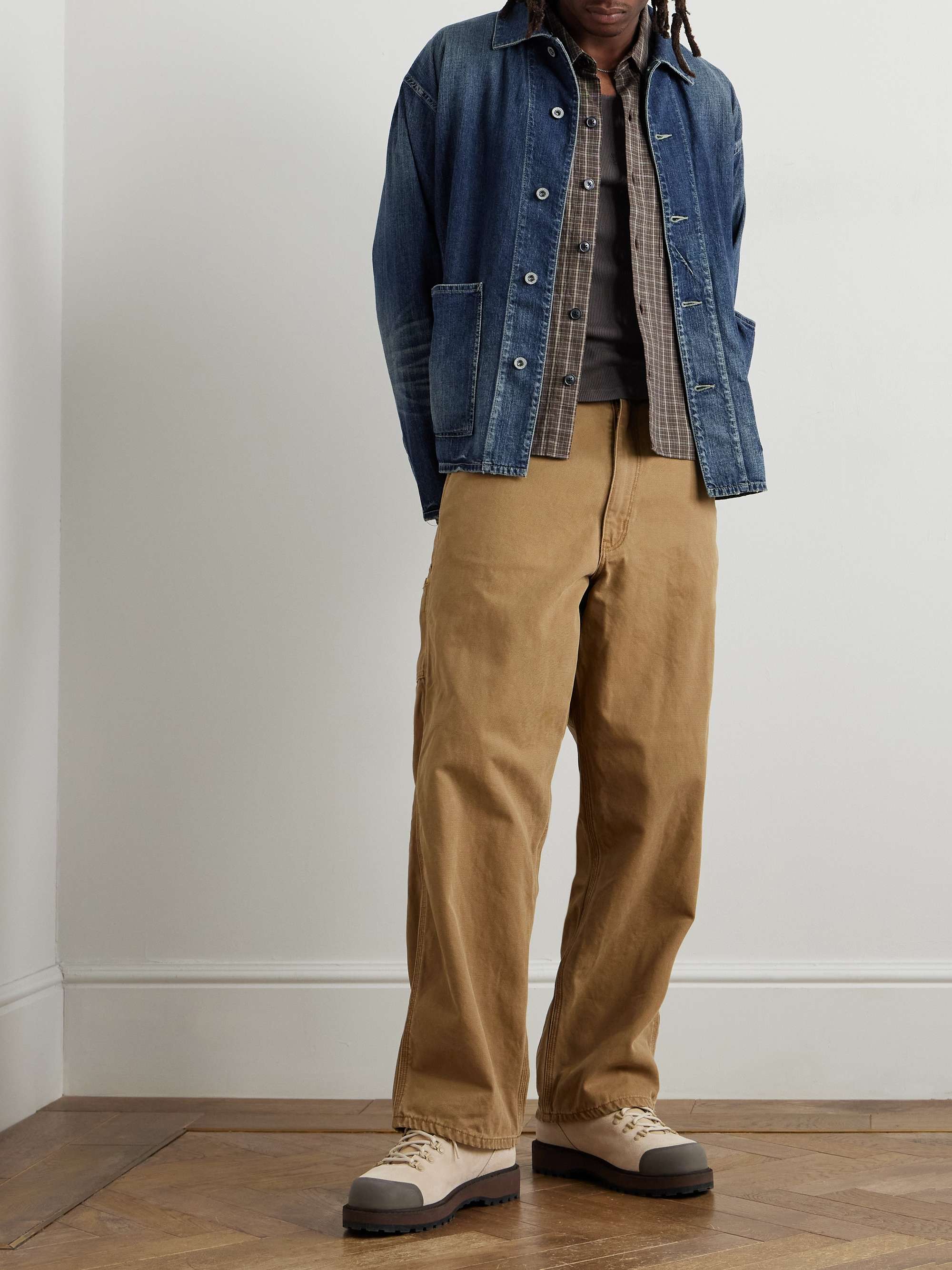 Logo-Appliquéd Denim Overshirt view