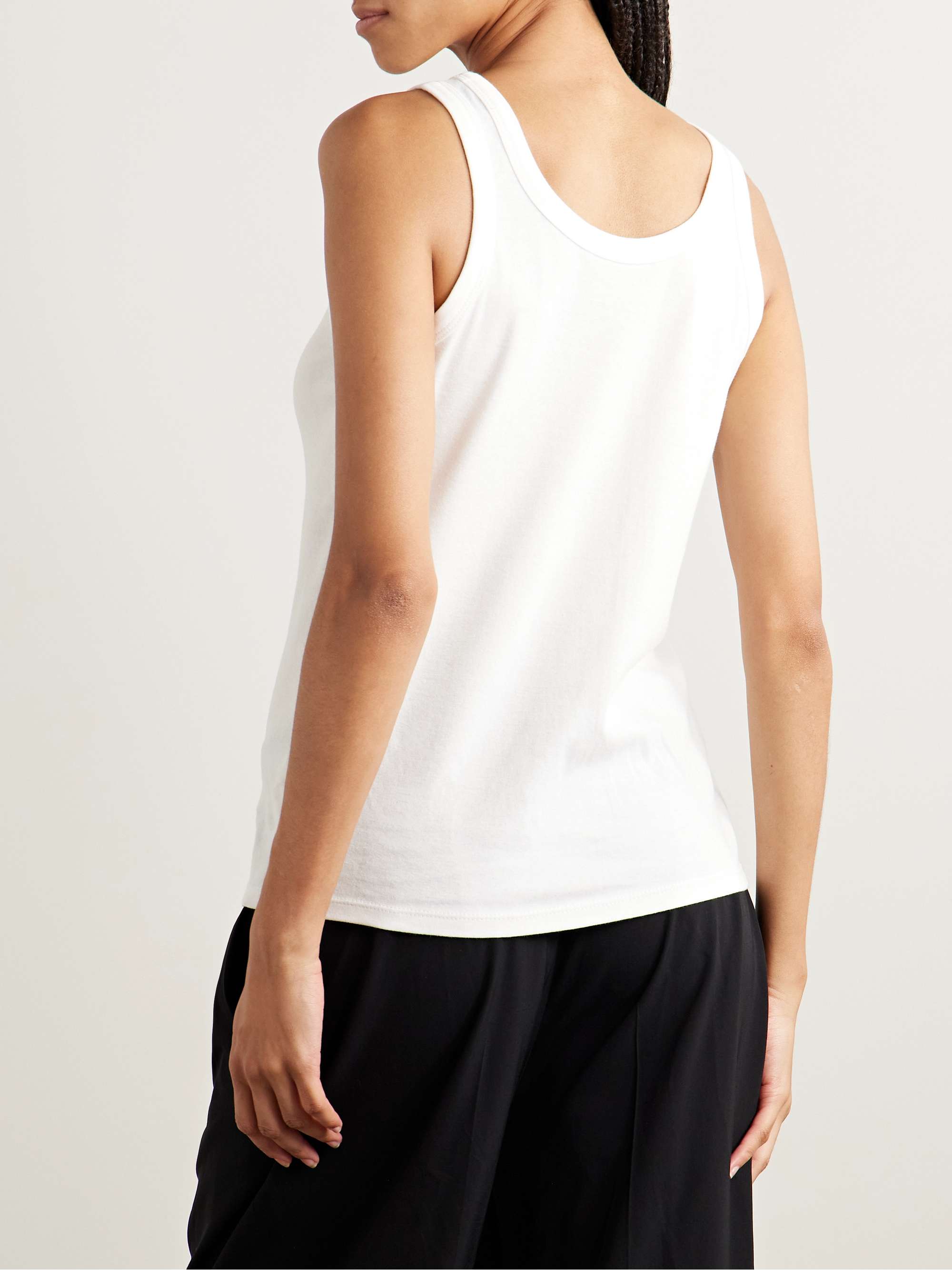 Essentials Frankie organic cotton-jersey tank view