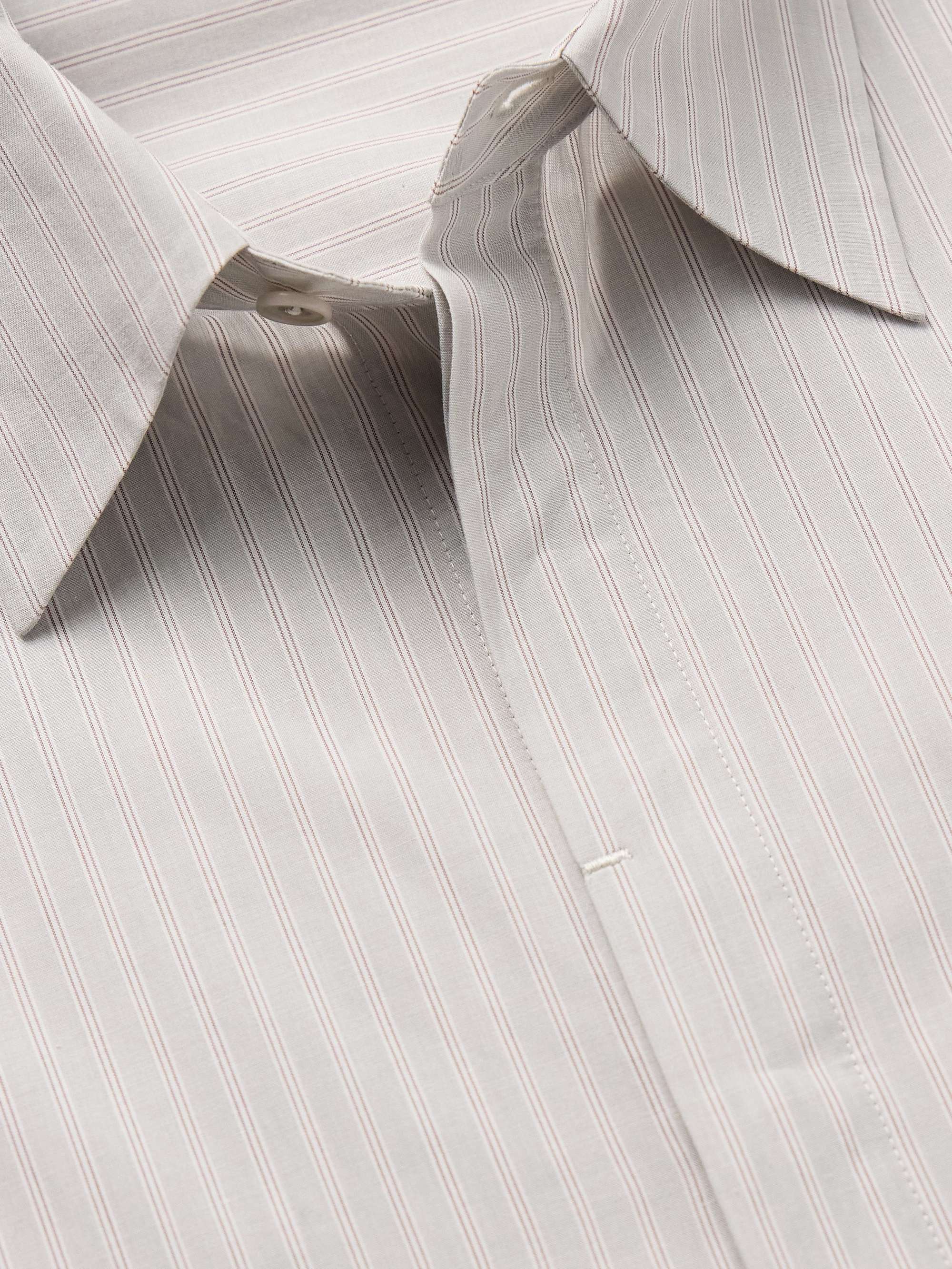 Striped TENCEL™ Lyocell and Cotton-Blend Shirt view