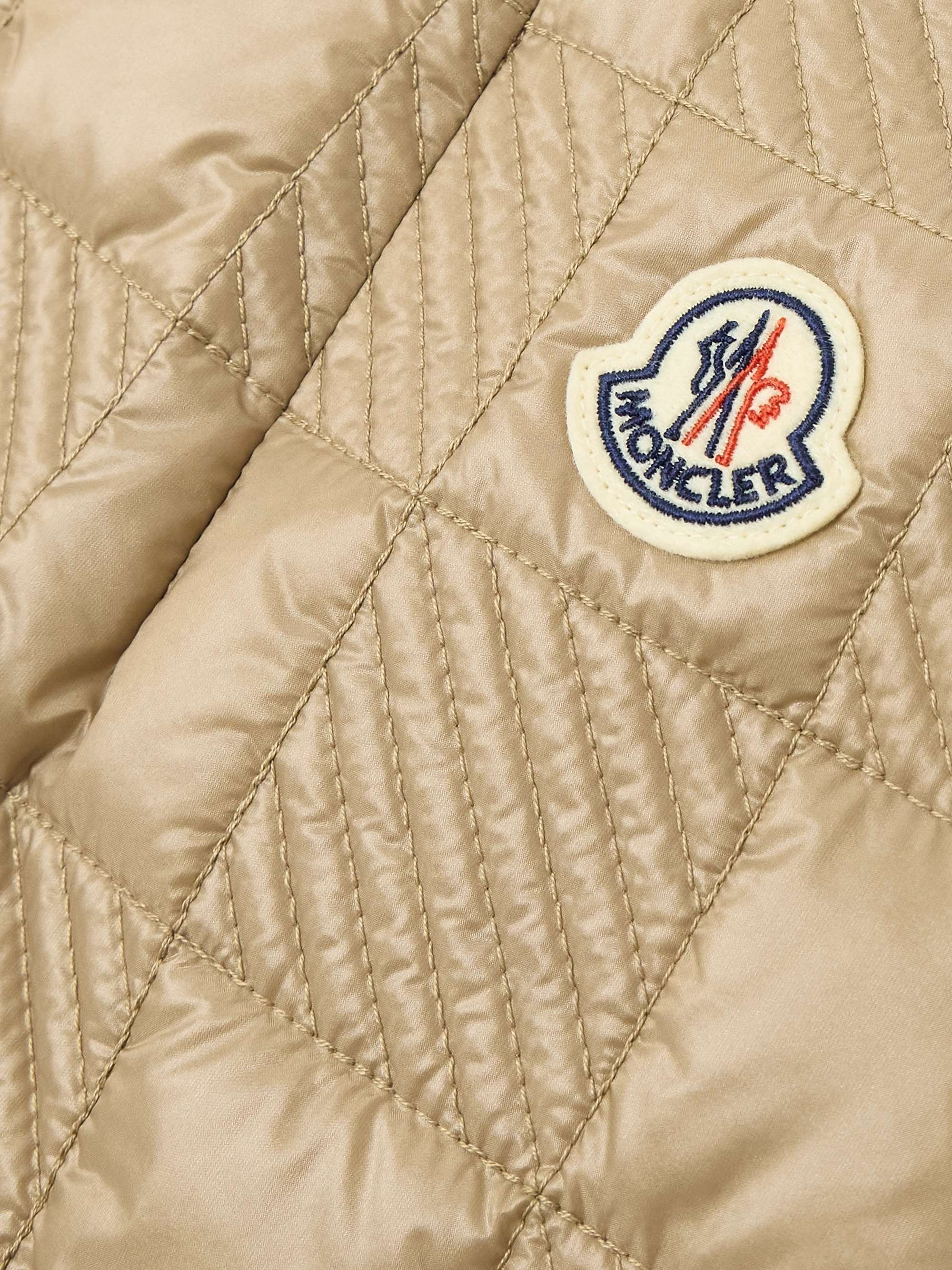 Quilted appliquéd shell mini skirt view