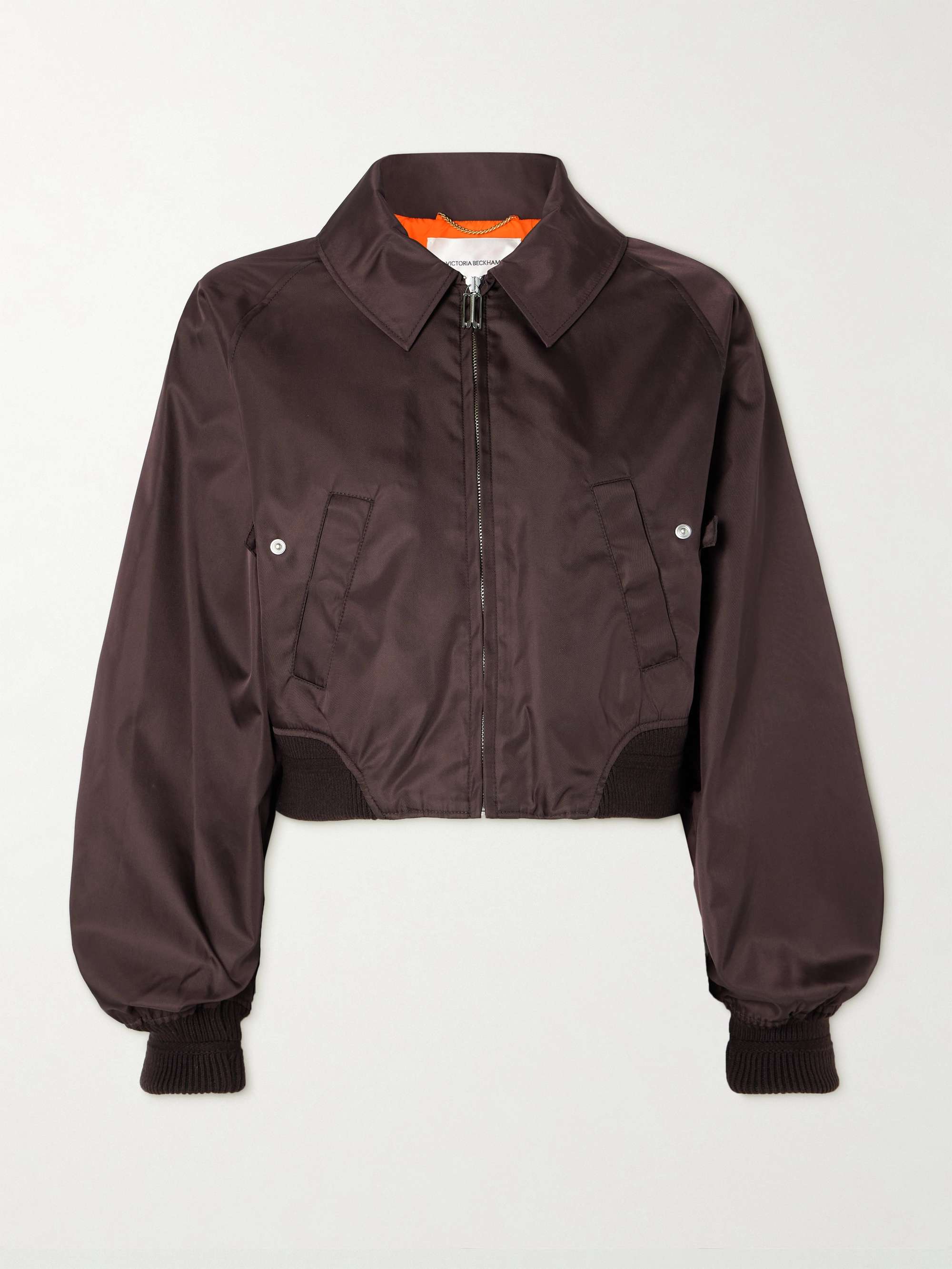 Harrington satin-twill bomber jacket view
