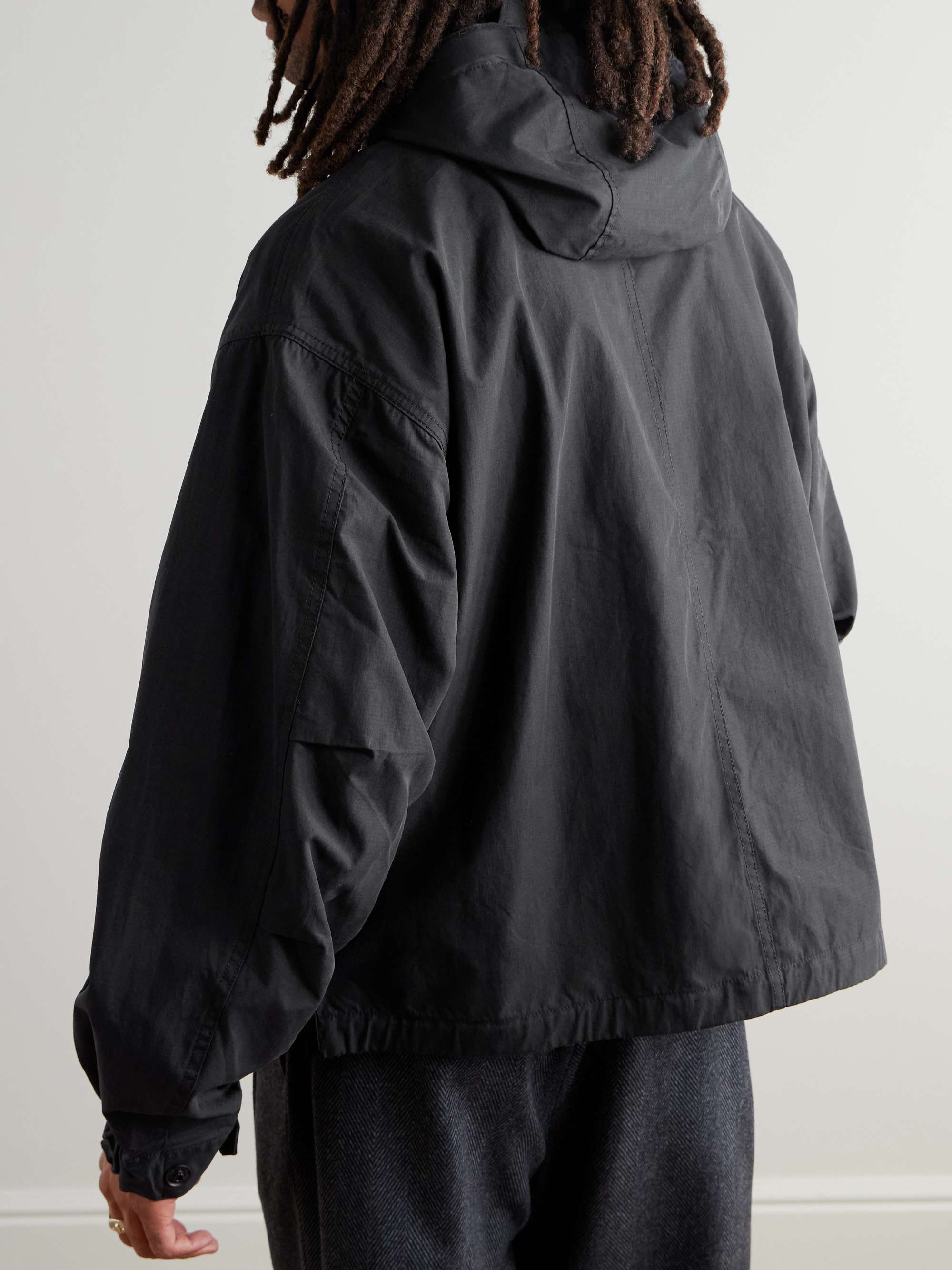 Wading Cotton and Nylon-Blend Ripstop Hooded Parka view