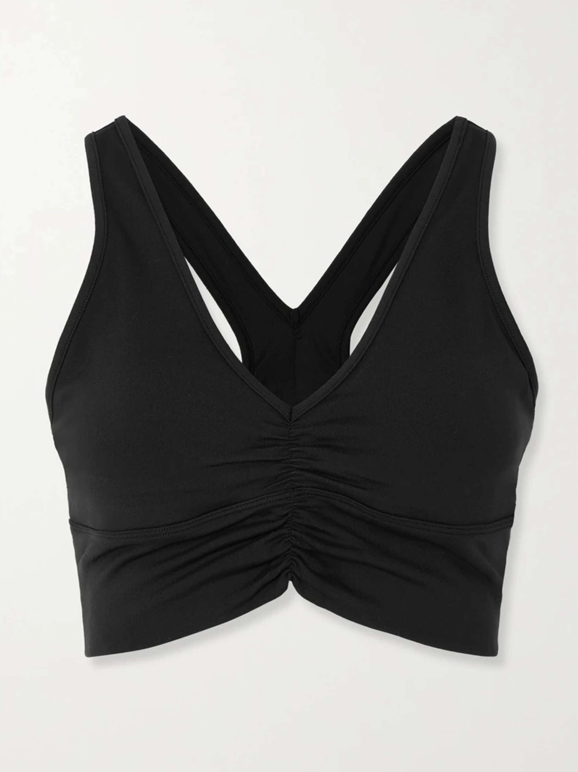 Wild Thing ruched Airbrush sports bra view