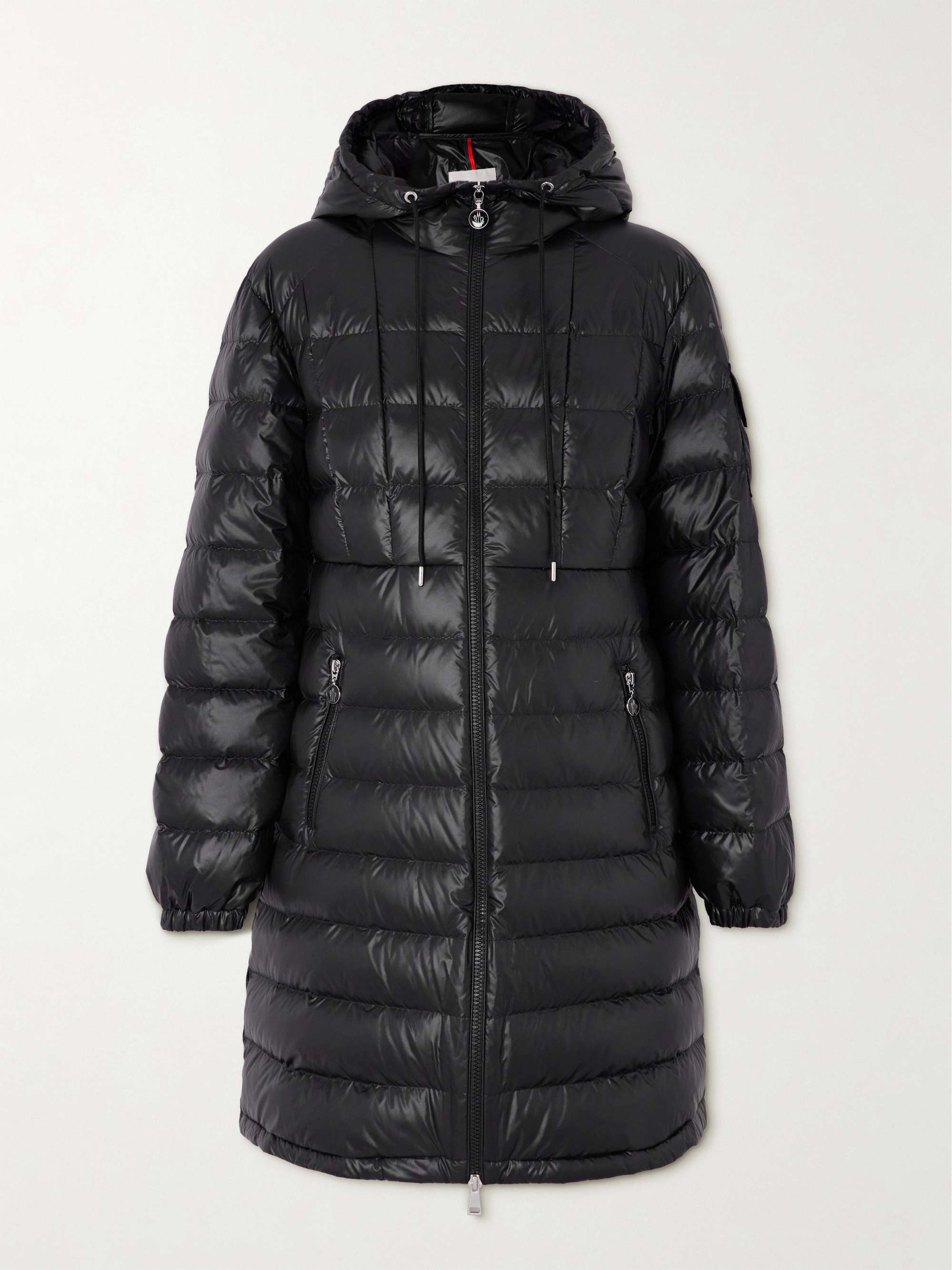 Amintore quilted shell hooded down parka view