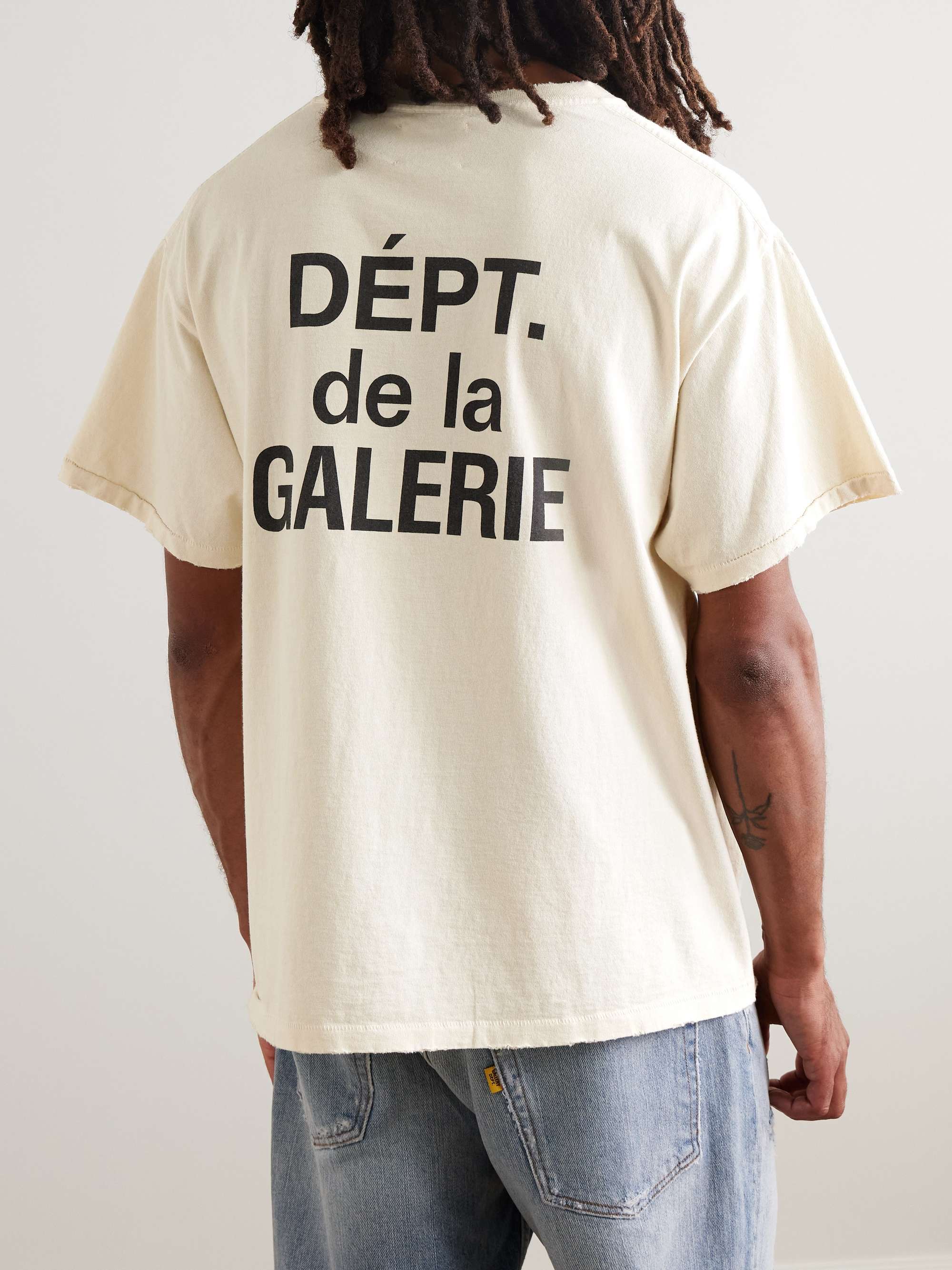 Self Title Printed Cotton-Jersey T-Shirt view