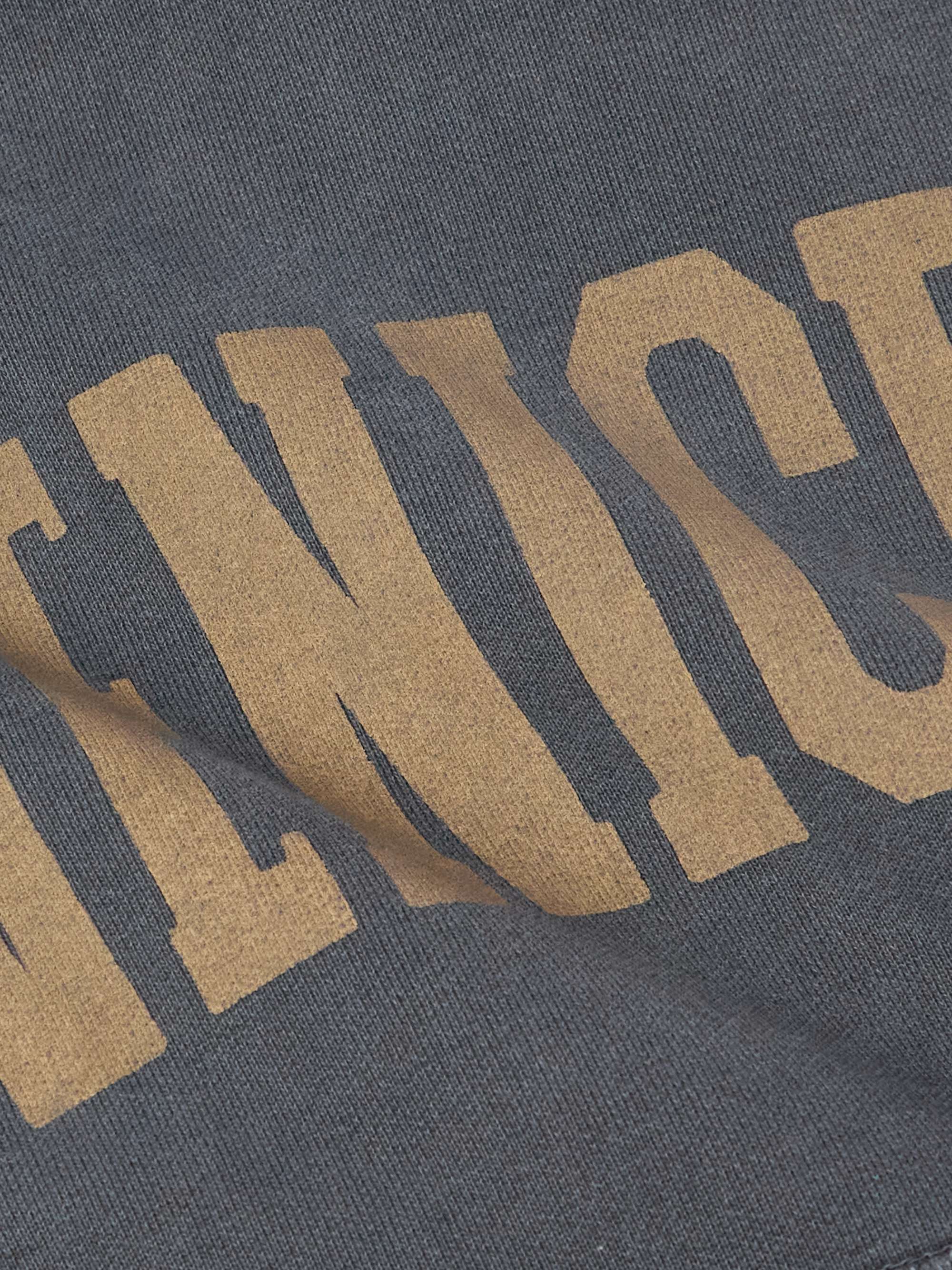 Logo-Print Cotton-Fleece Hoodie view