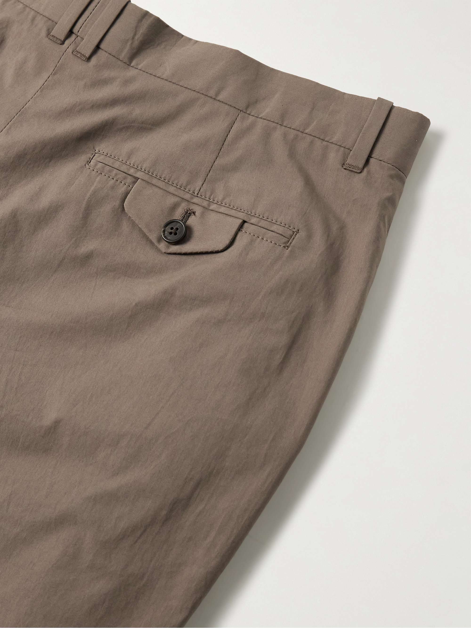 Lerio Straight-Leg Cotton-Poplin Trousers view