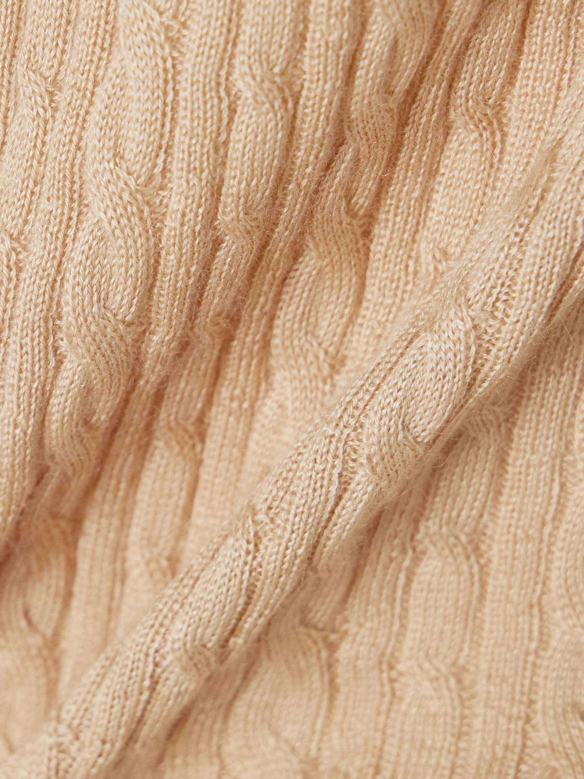 Rimella cable-knit cashmere and silk-blend top view