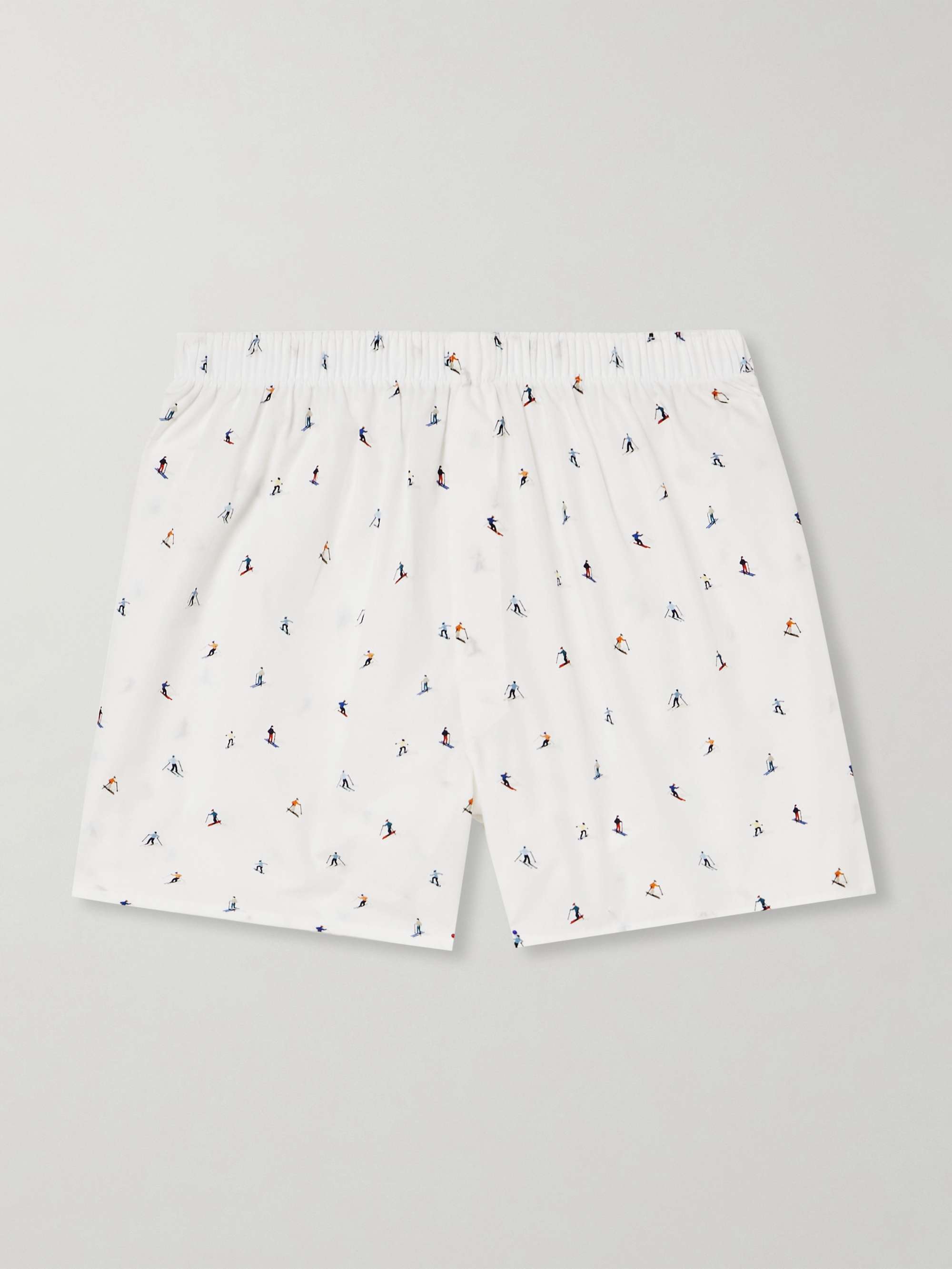Printed Cotton Boxer Shorts view