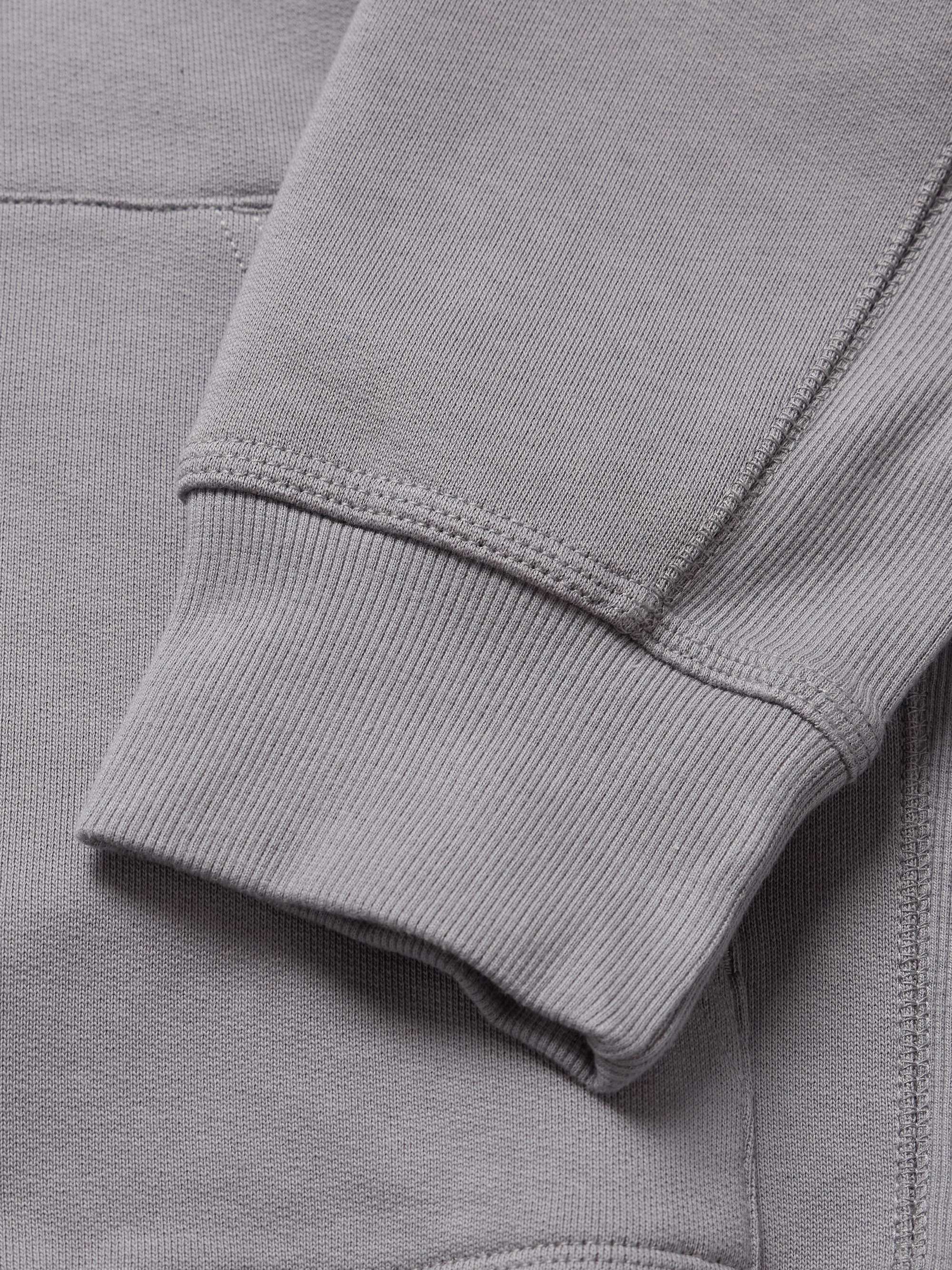 Logo-Embroidered Cotton-Blend Jersey Zip-Up Hoodie view