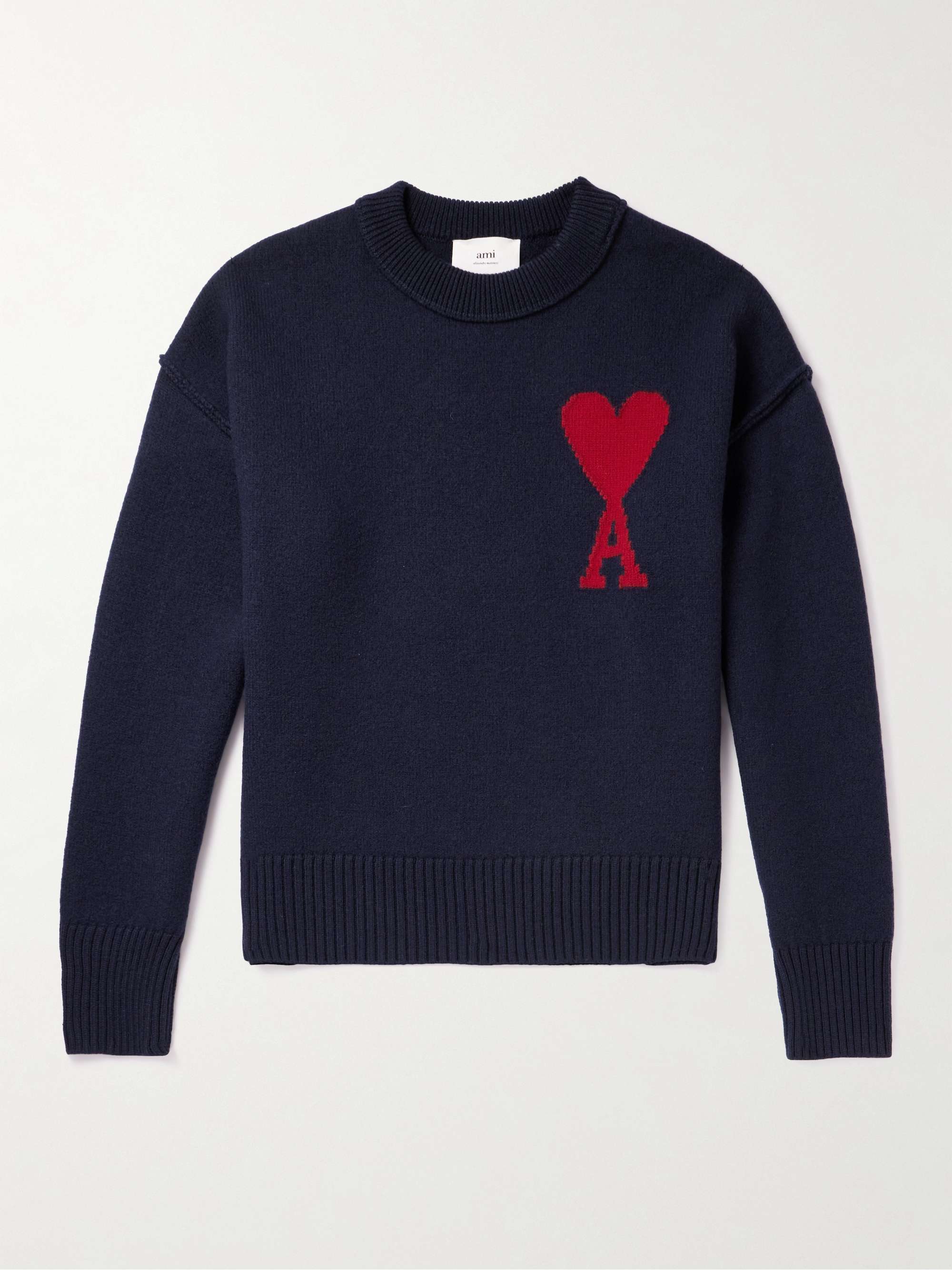 ADC Logo-Intarsia Wool Sweater view