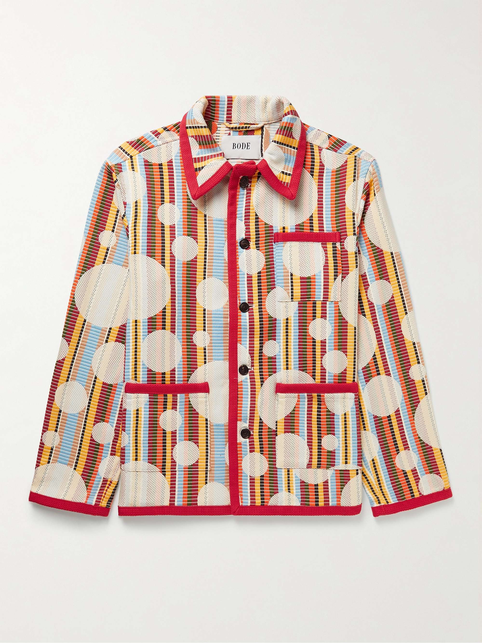 Cotton-Jacquard Jacket view