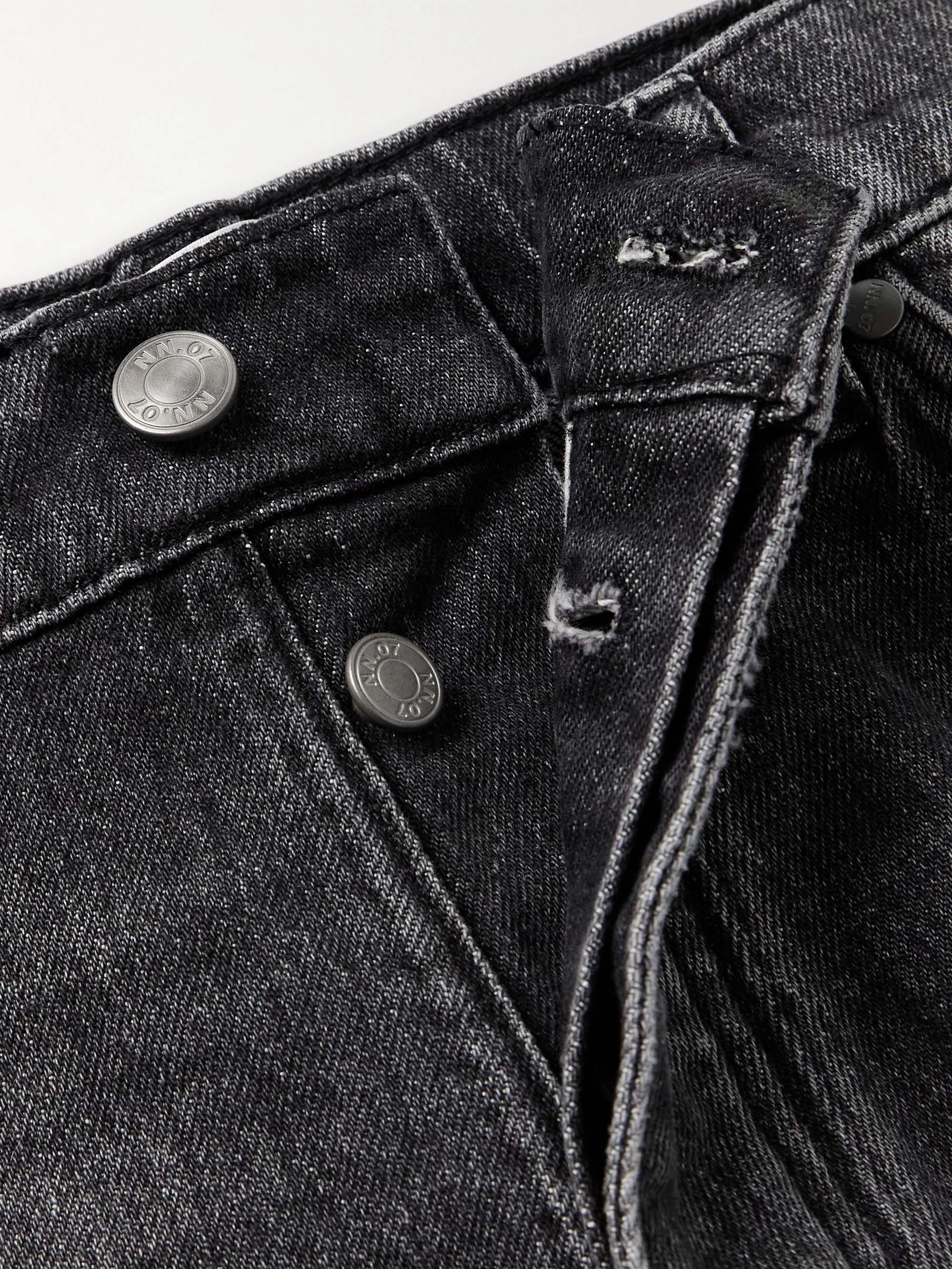 Frey 1876 Tapered Cropped Distressed Jeans view
