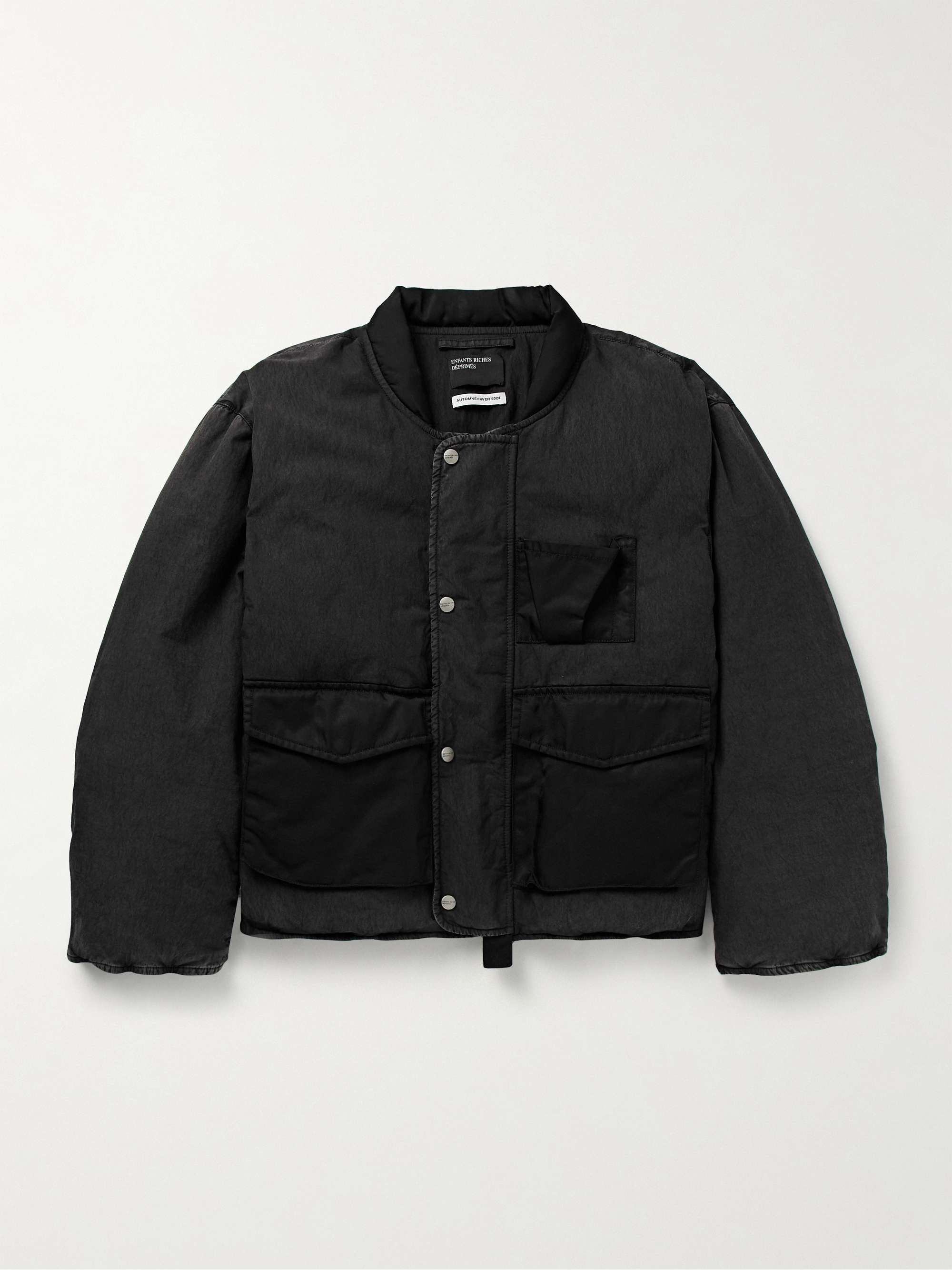 Next Exit Shell-Trimmed Cotton and Nylon-Blend Down Bomber Jacket view