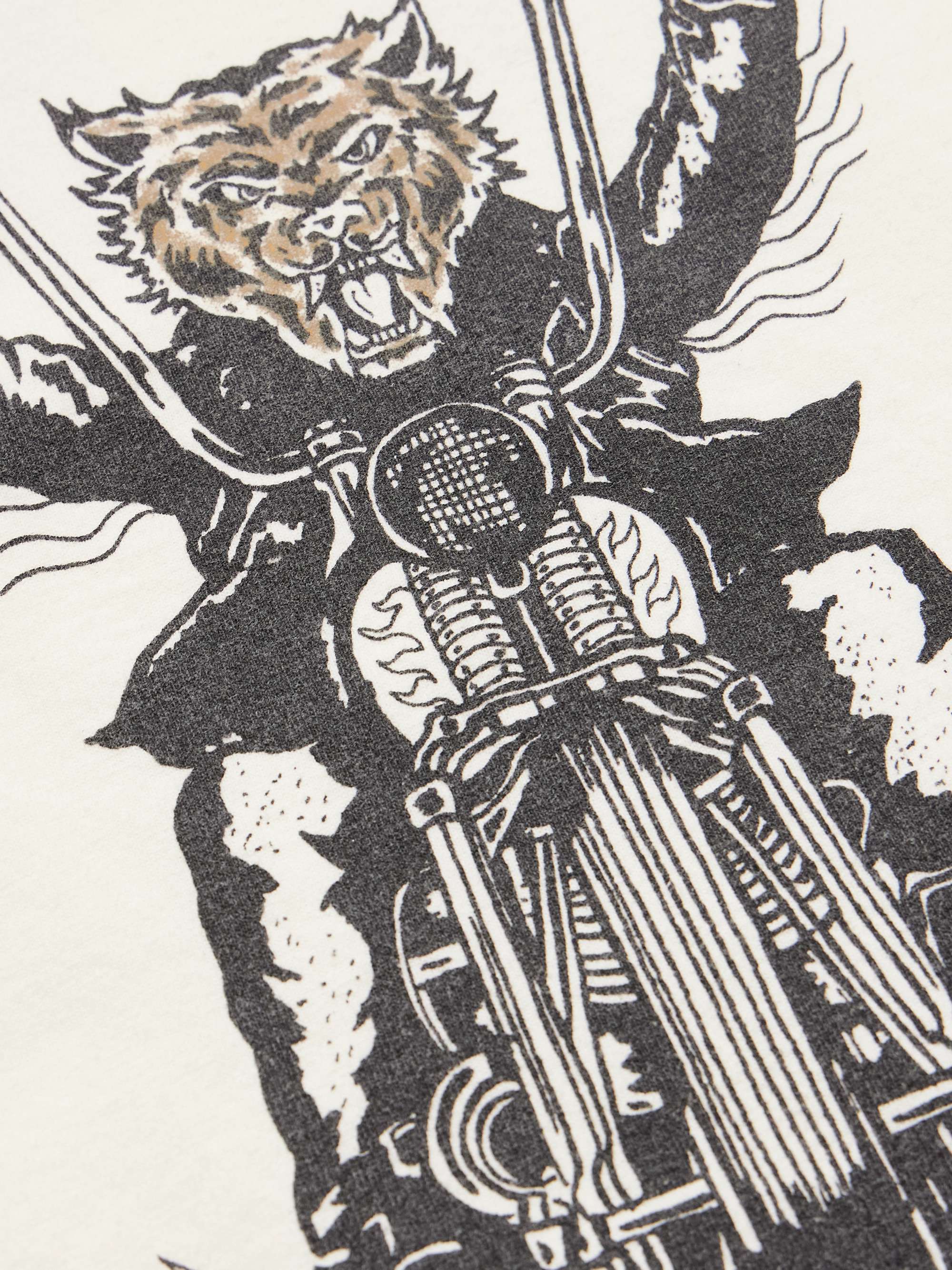 Lone Wolf Printed Cotton-Jersey T-Shirt view