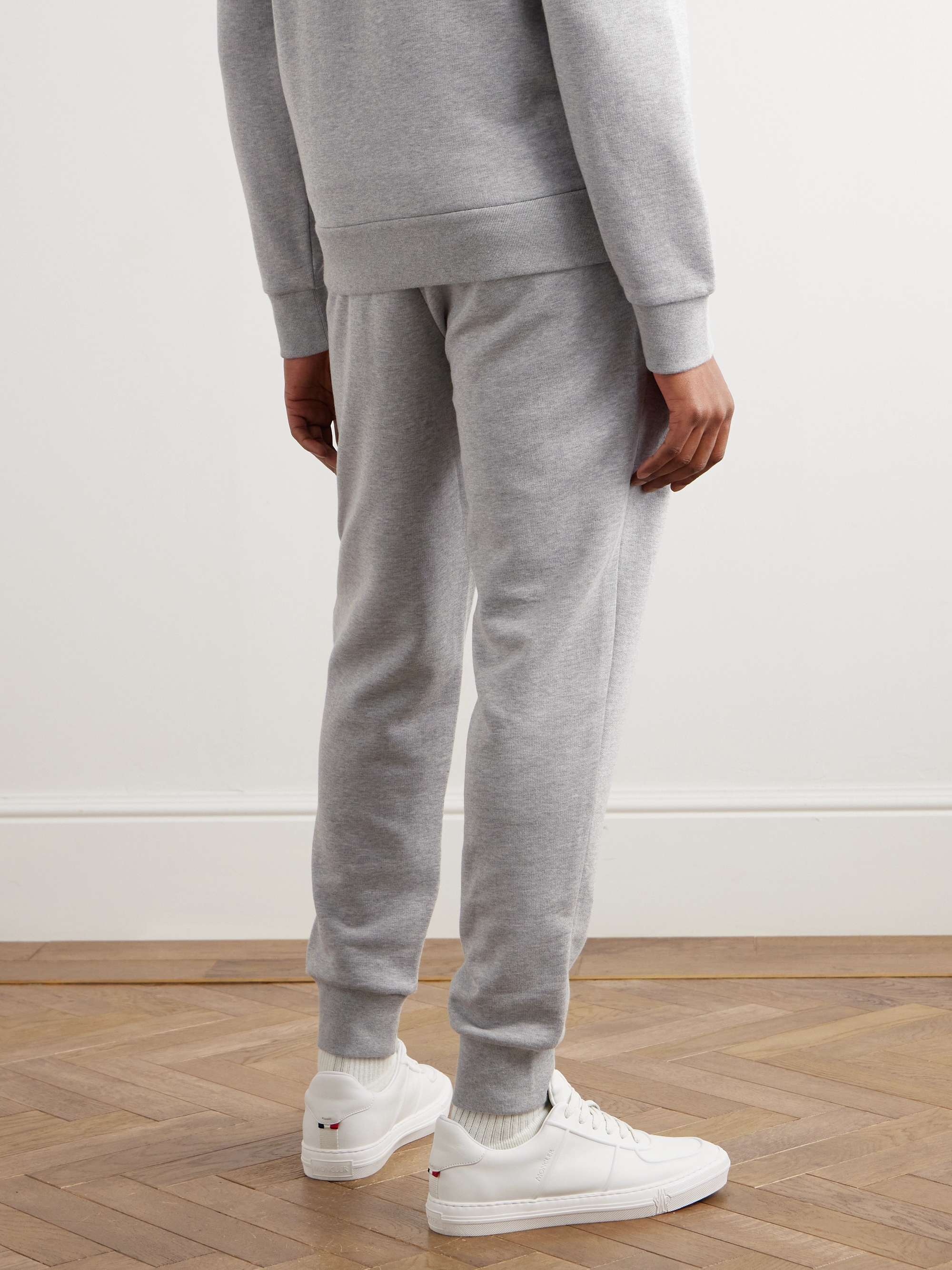 Logo-Appliquéd Cotton-Jersey Sweatpants view