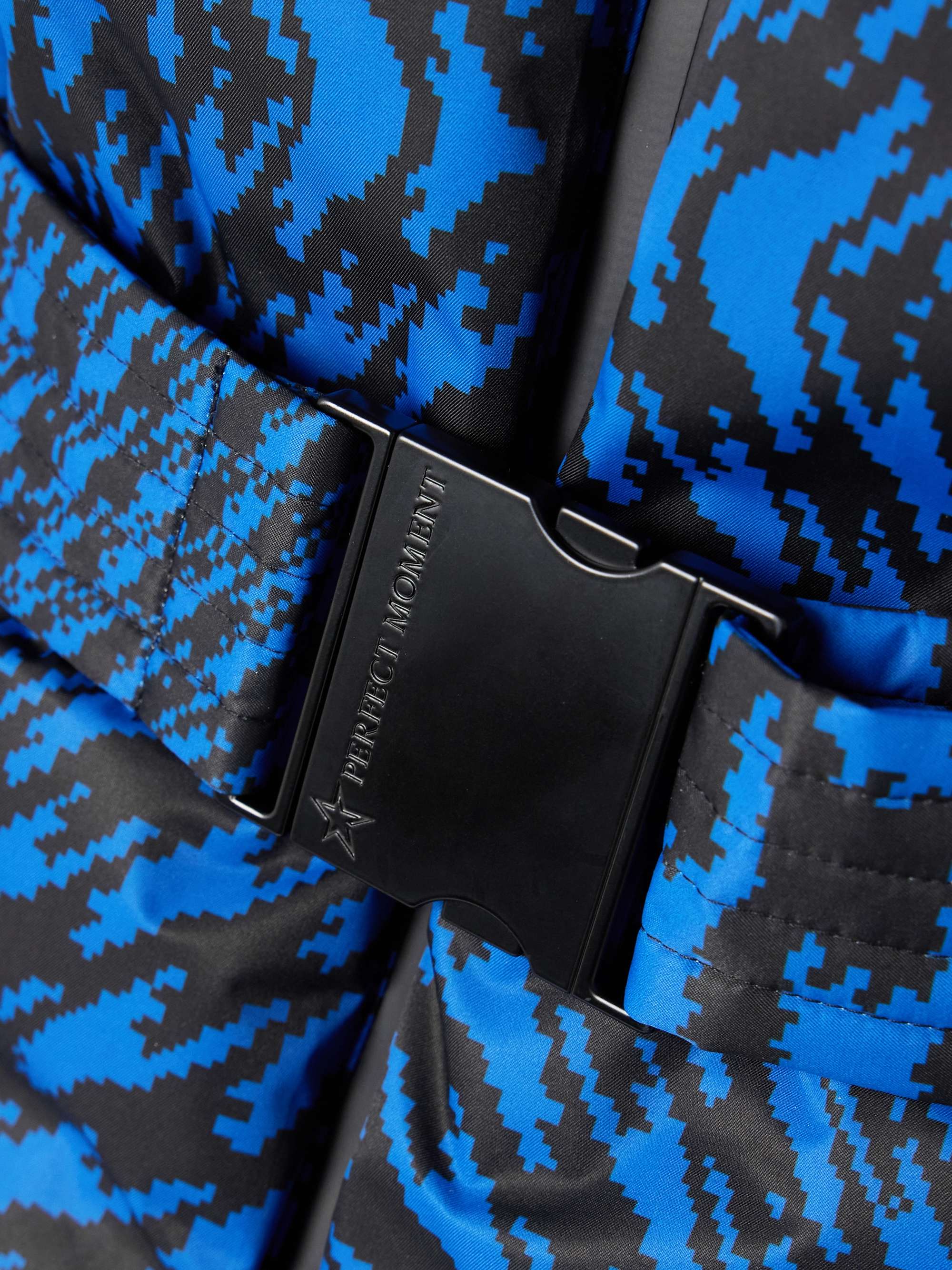 + Johnnie Walker Candice belted quilted printed down ski jacket view
